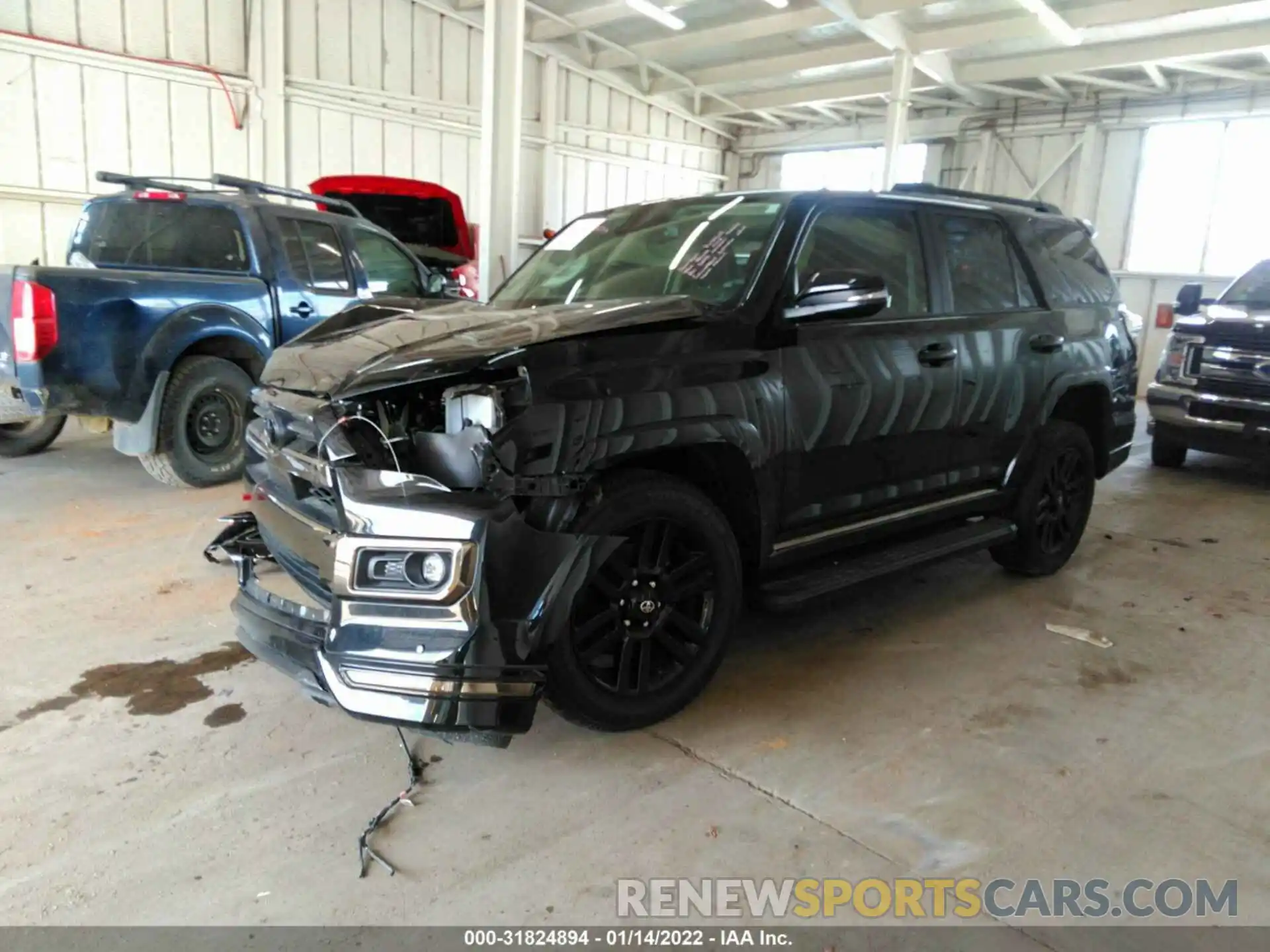 2 Photograph of a damaged car JTEJU5JR5M5890860 TOYOTA 4RUNNER 2021