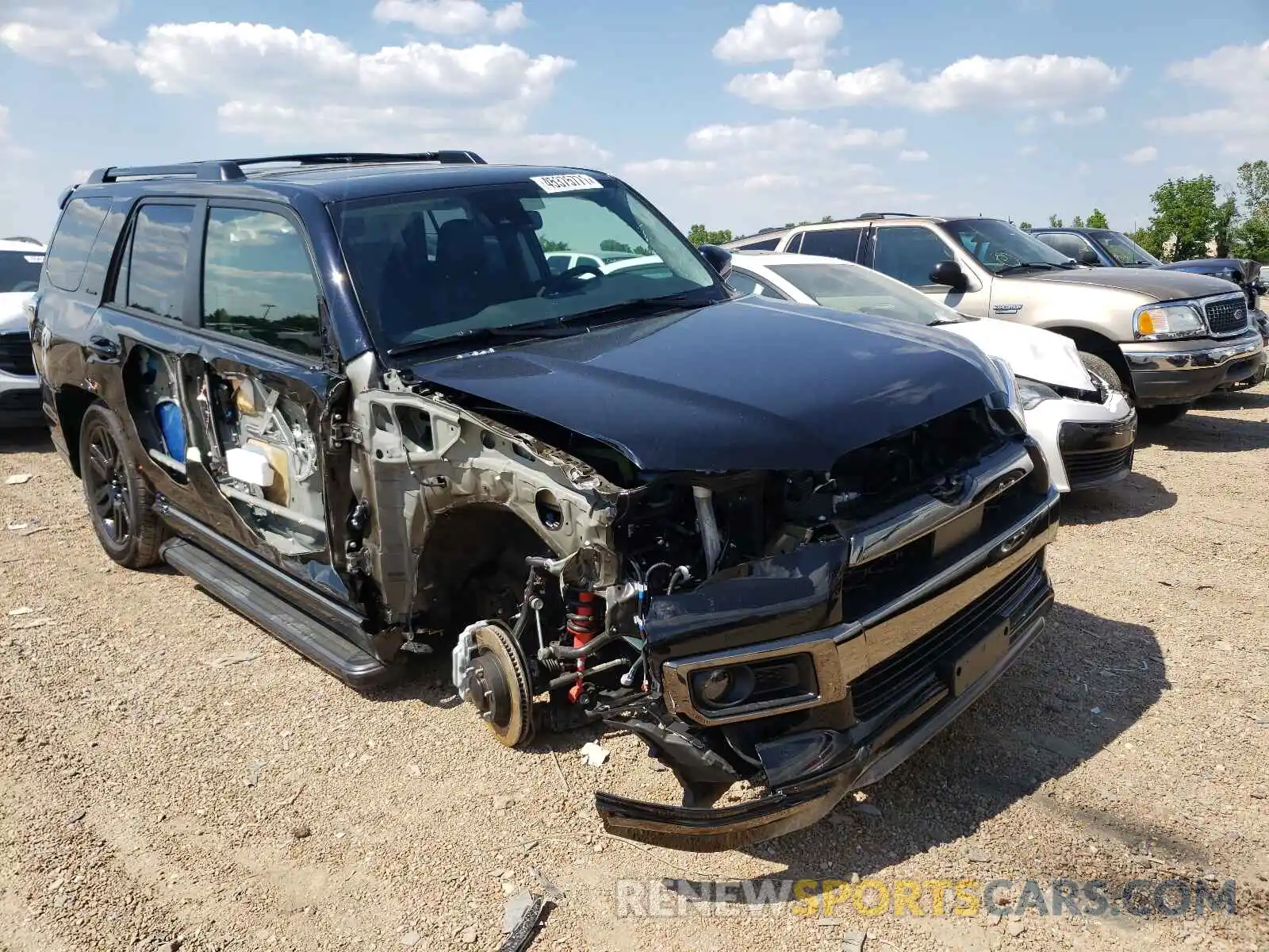 1 Photograph of a damaged car JTEJU5JR8M5914794 TOYOTA 4RUNNER 2021