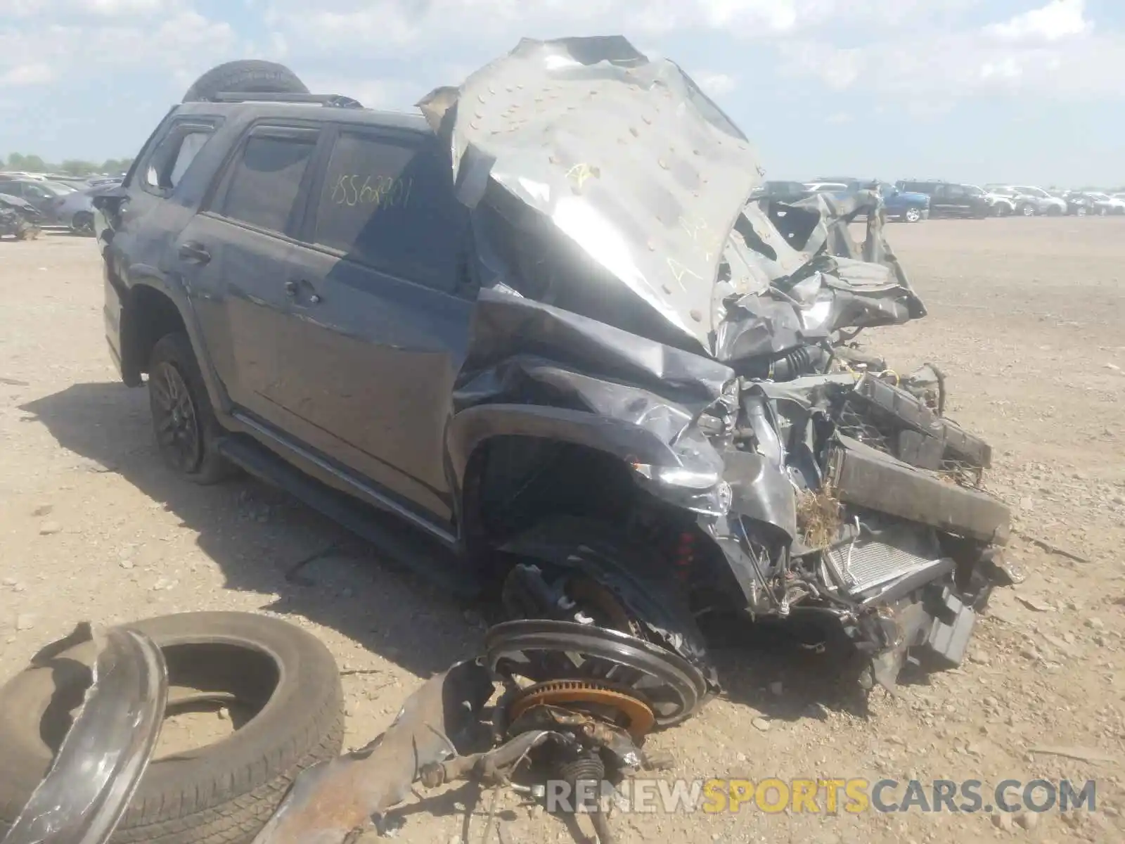 1 Photograph of a damaged car JTEJU5JR9M5859594 TOYOTA 4RUNNER 2021