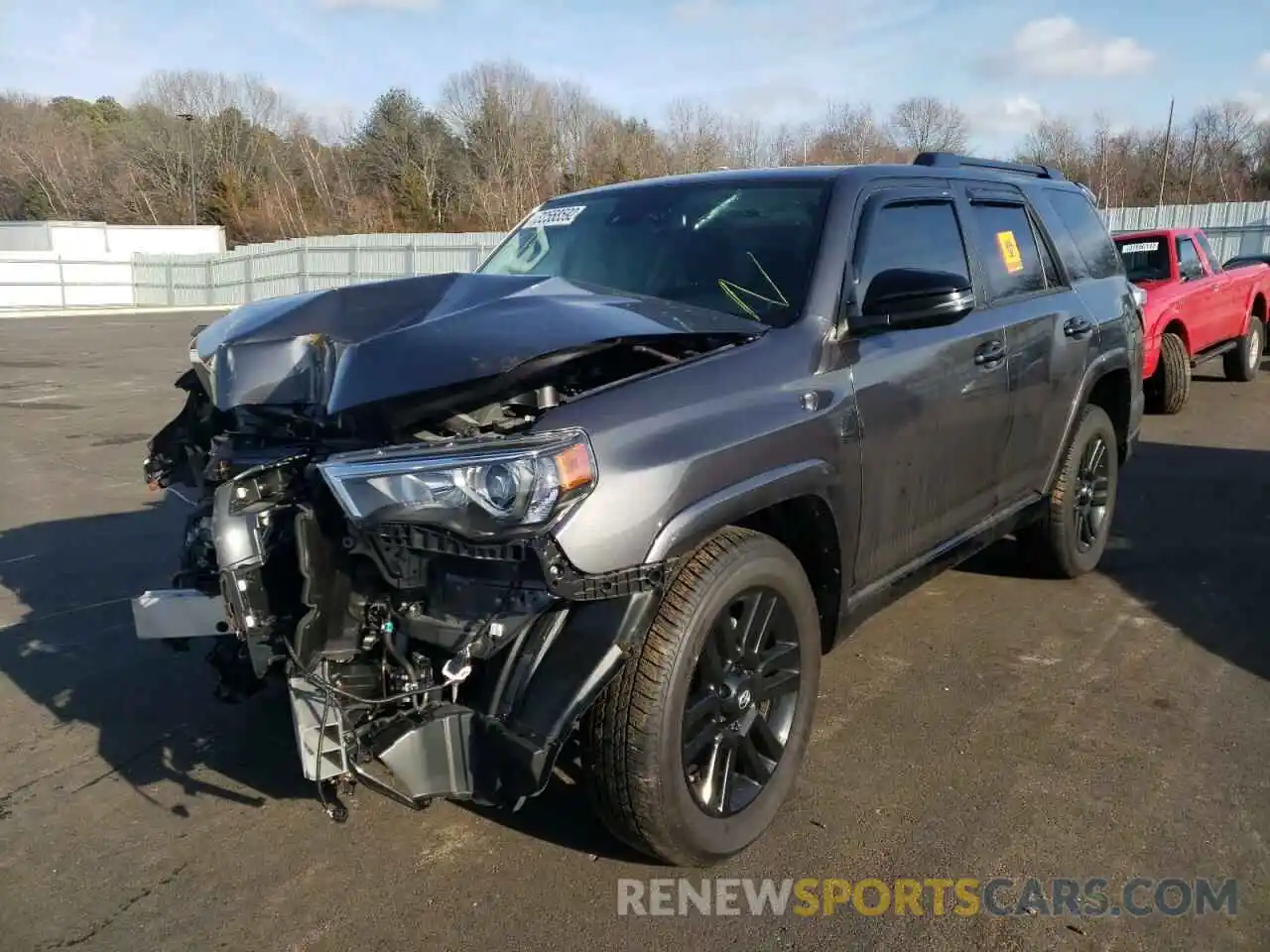 2 Photograph of a damaged car JTEJU5JR9M5881949 TOYOTA 4RUNNER 2021