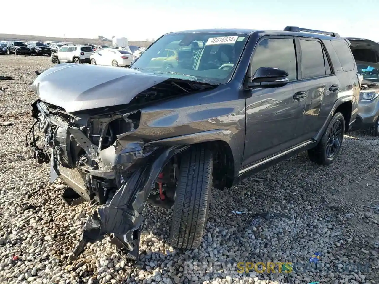 1 Photograph of a damaged car JTEJU5JR9M5885175 TOYOTA 4RUNNER 2021