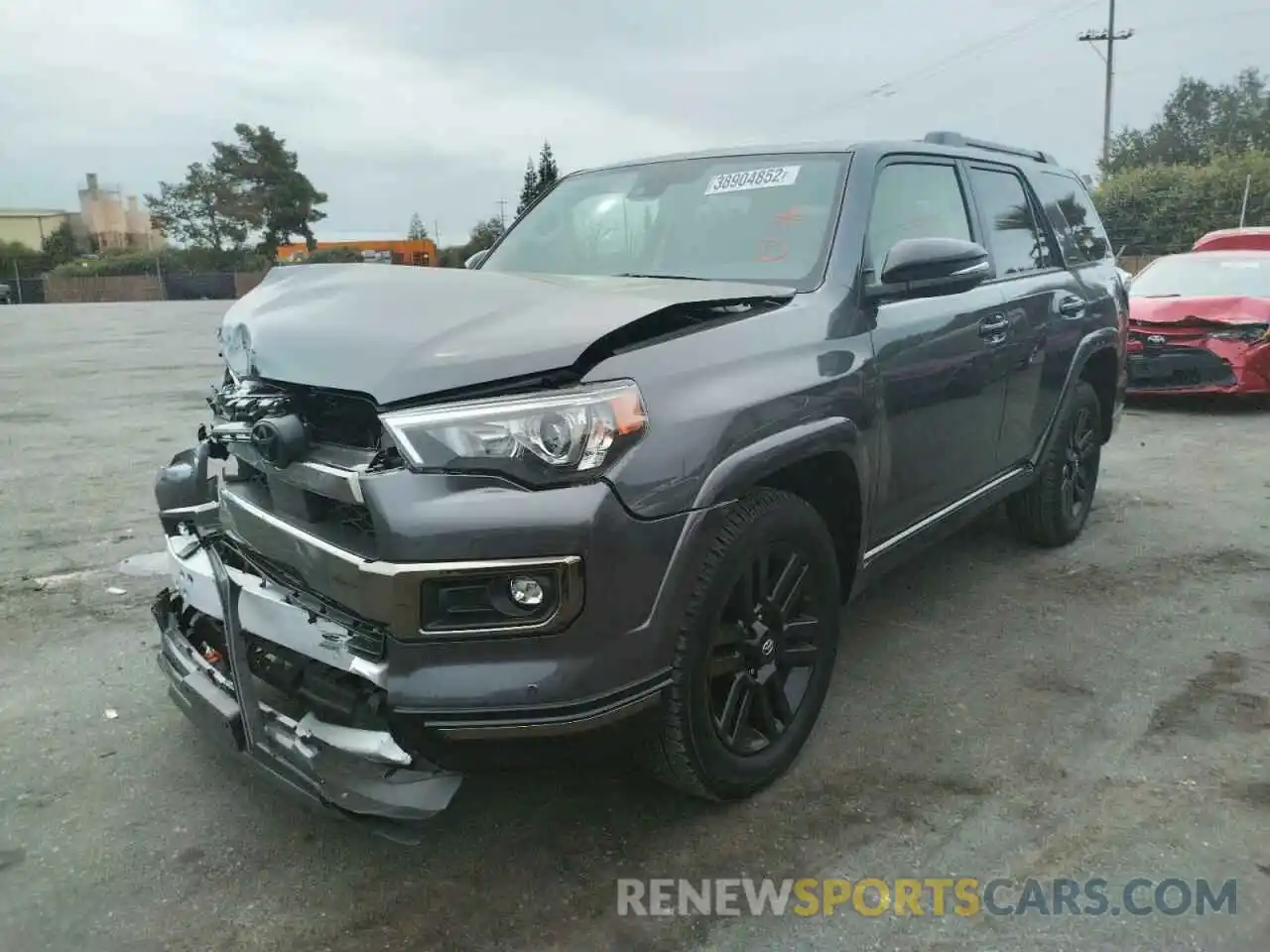 2 Photograph of a damaged car JTEJU5JR9M5913573 TOYOTA 4RUNNER 2021