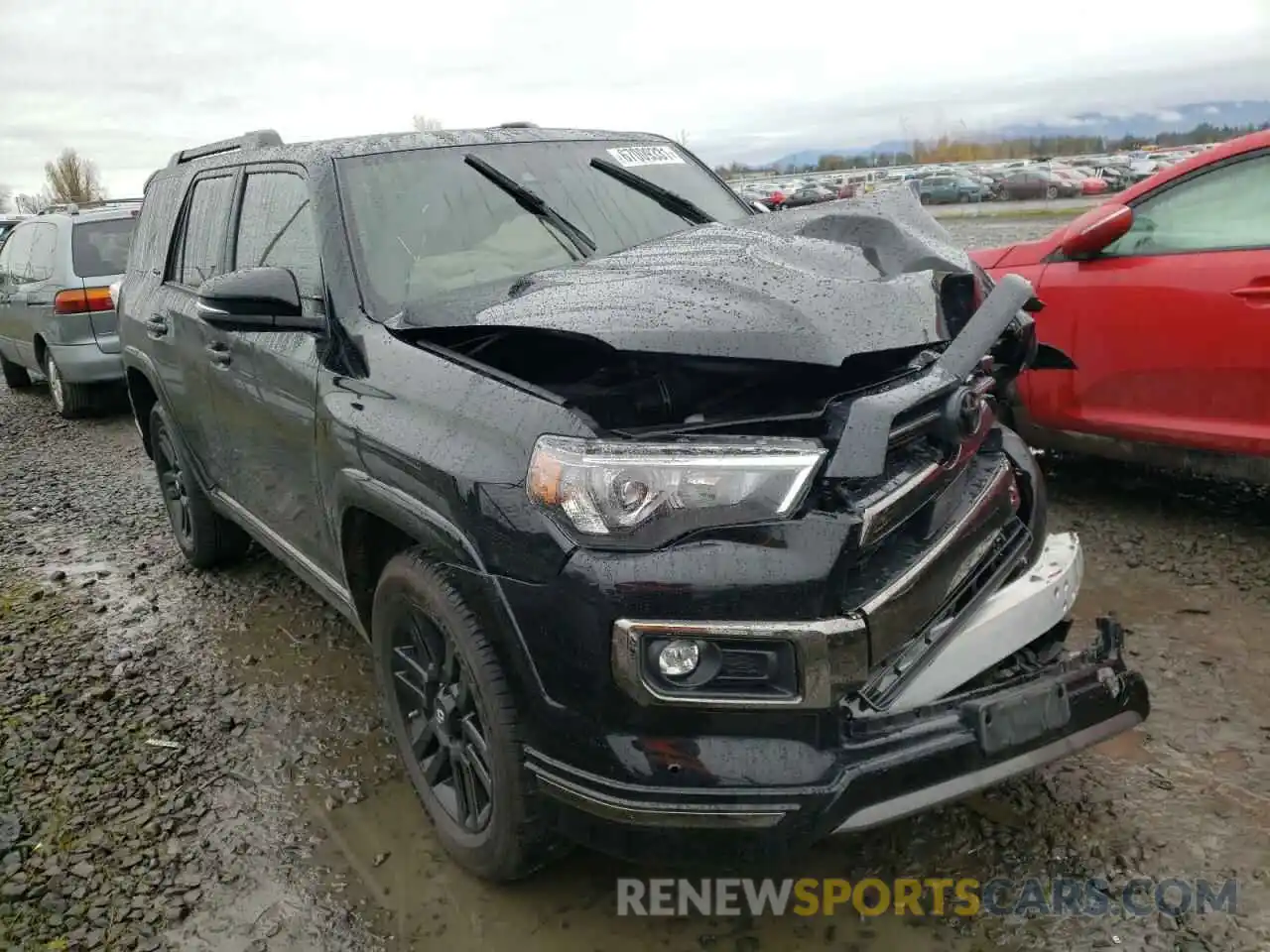 1 Photograph of a damaged car JTEJU5JRXM5892037 TOYOTA 4RUNNER 2021