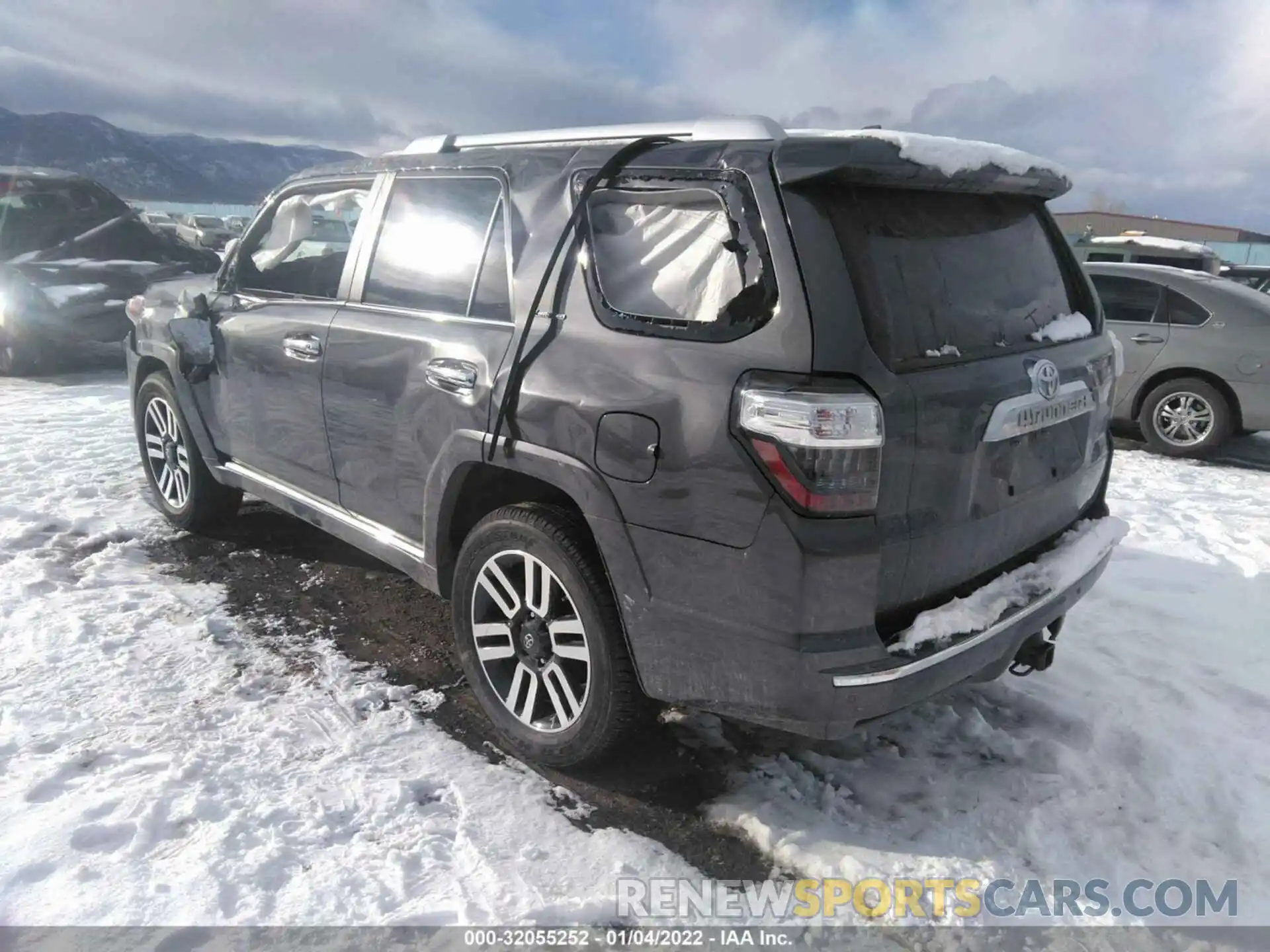 3 Photograph of a damaged car JTEKU5JR1M5851266 TOYOTA 4RUNNER 2021