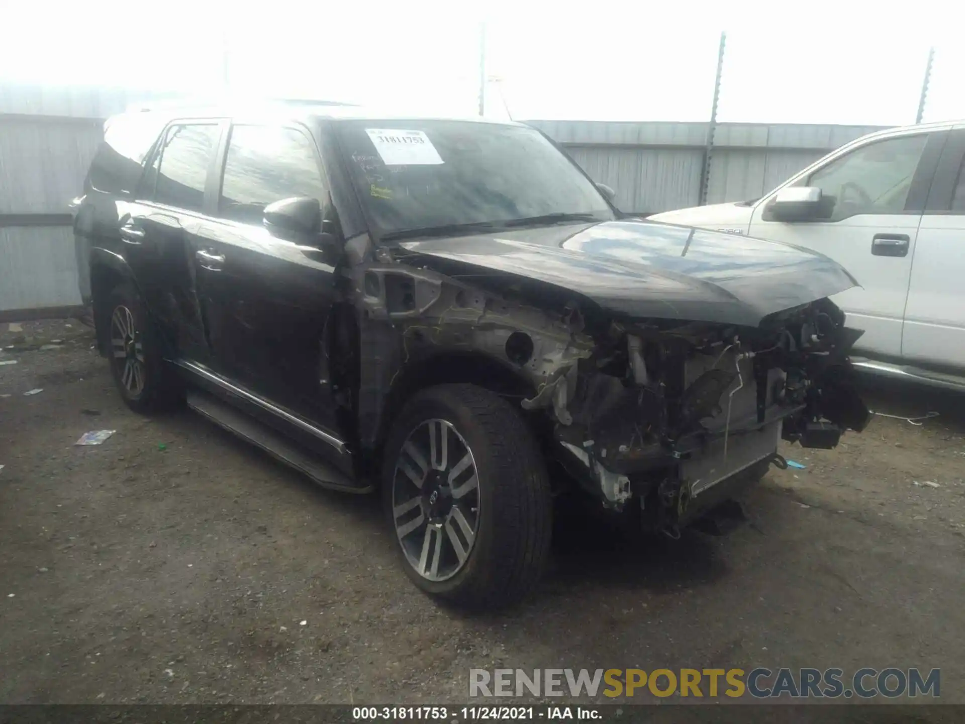 1 Photograph of a damaged car JTEKU5JR1M5851509 TOYOTA 4RUNNER 2021