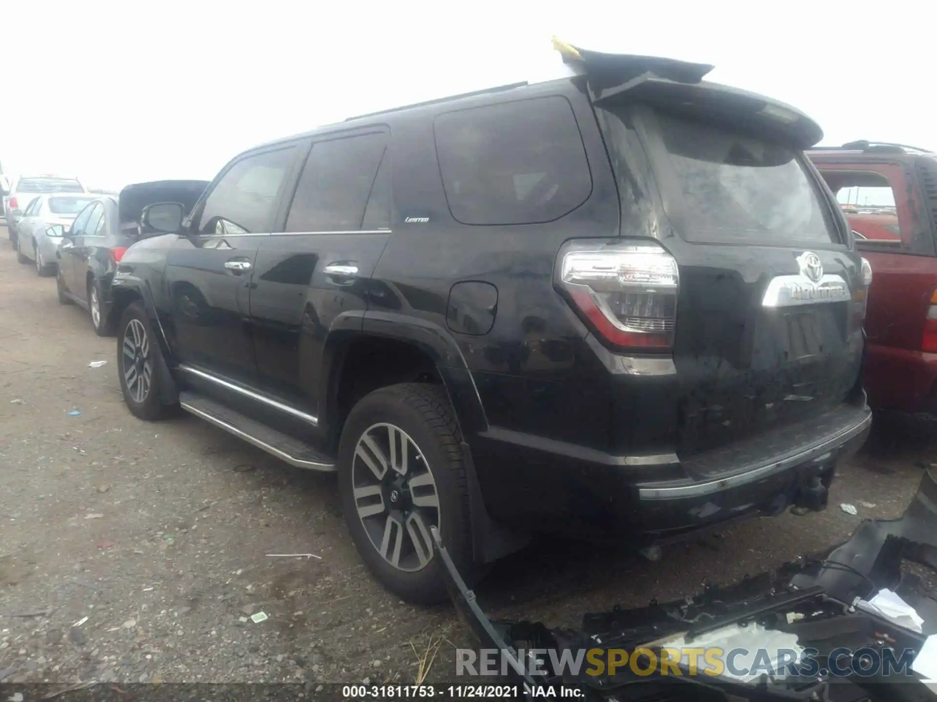 3 Photograph of a damaged car JTEKU5JR1M5851509 TOYOTA 4RUNNER 2021