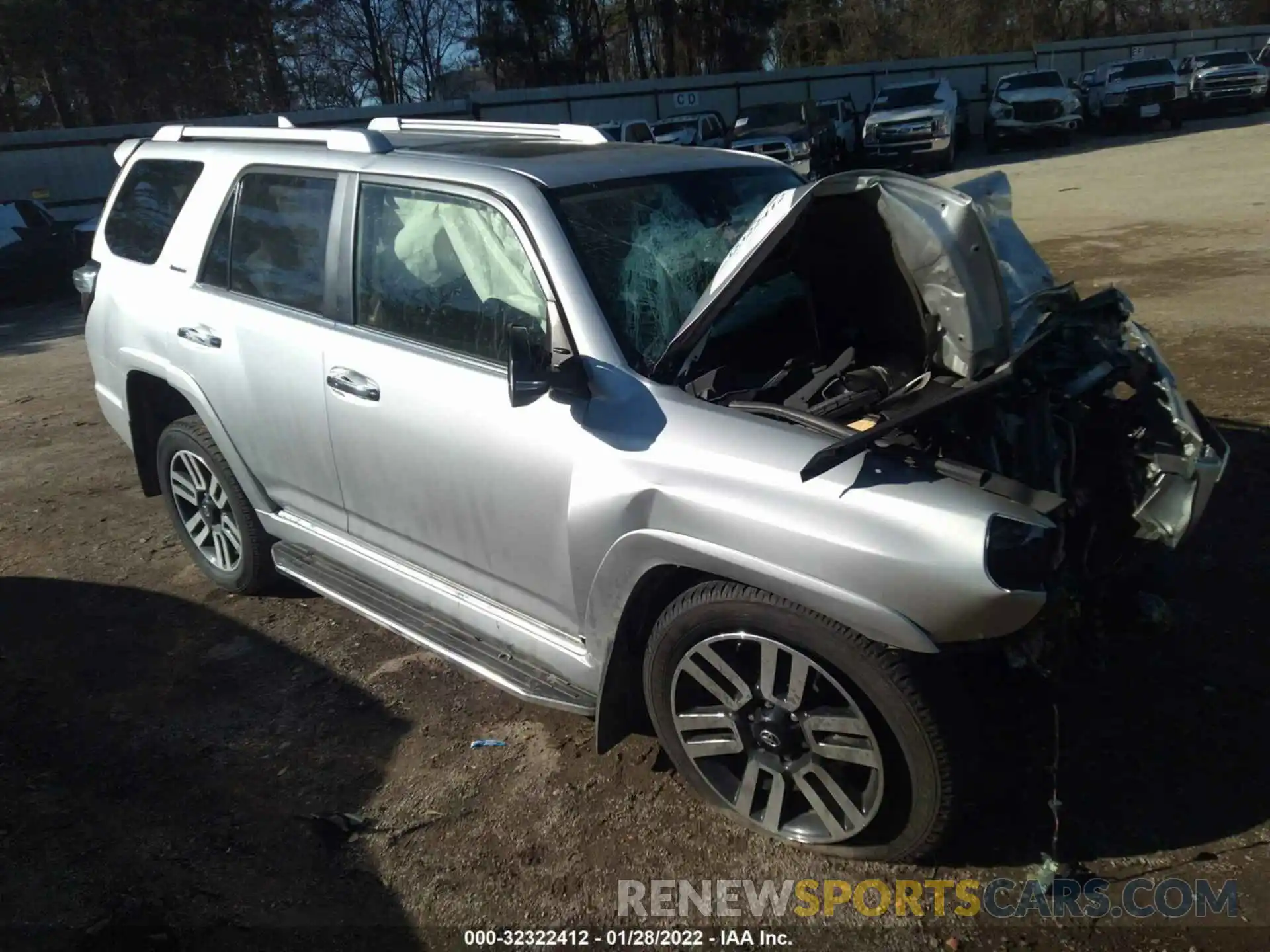 1 Photograph of a damaged car JTEKU5JR1M5862610 TOYOTA 4RUNNER 2021