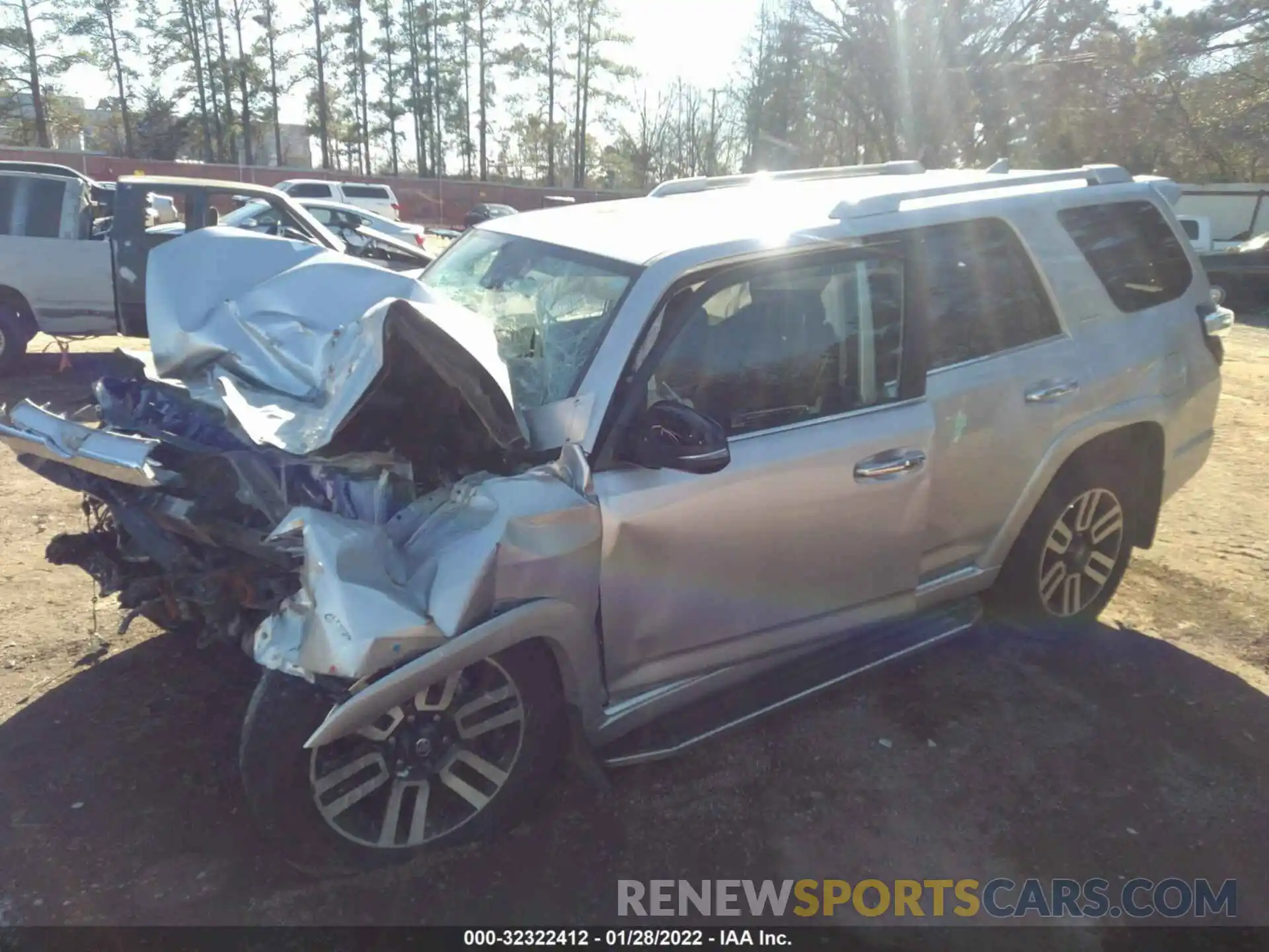 2 Photograph of a damaged car JTEKU5JR1M5862610 TOYOTA 4RUNNER 2021