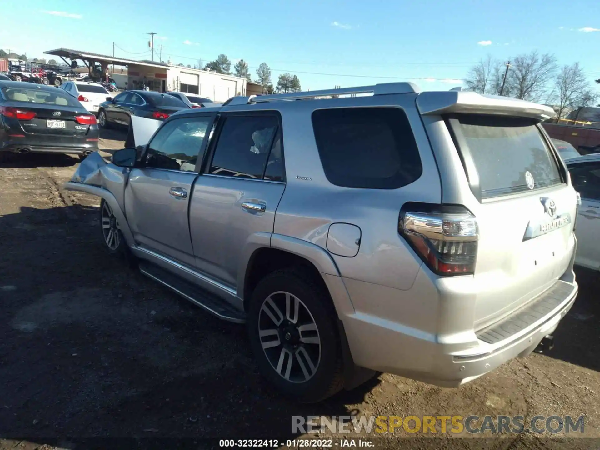 3 Photograph of a damaged car JTEKU5JR1M5862610 TOYOTA 4RUNNER 2021