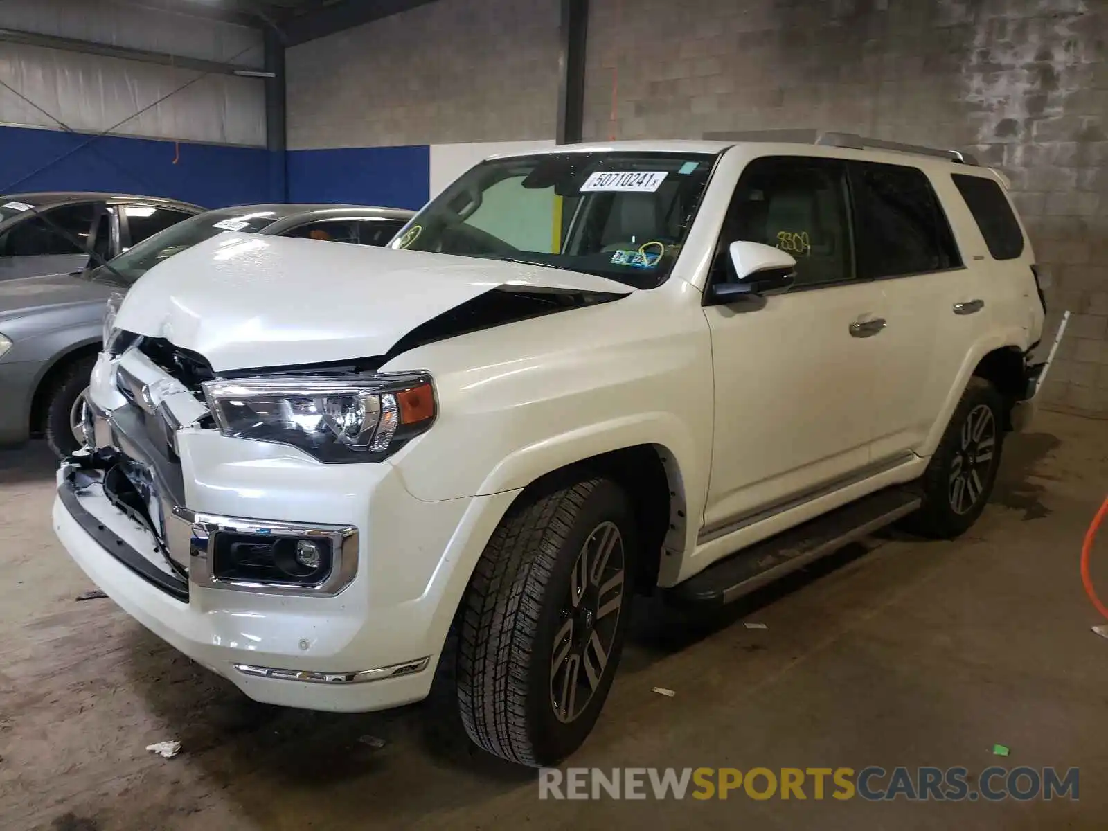 2 Photograph of a damaged car JTEKU5JR1M5880248 TOYOTA 4RUNNER 2021