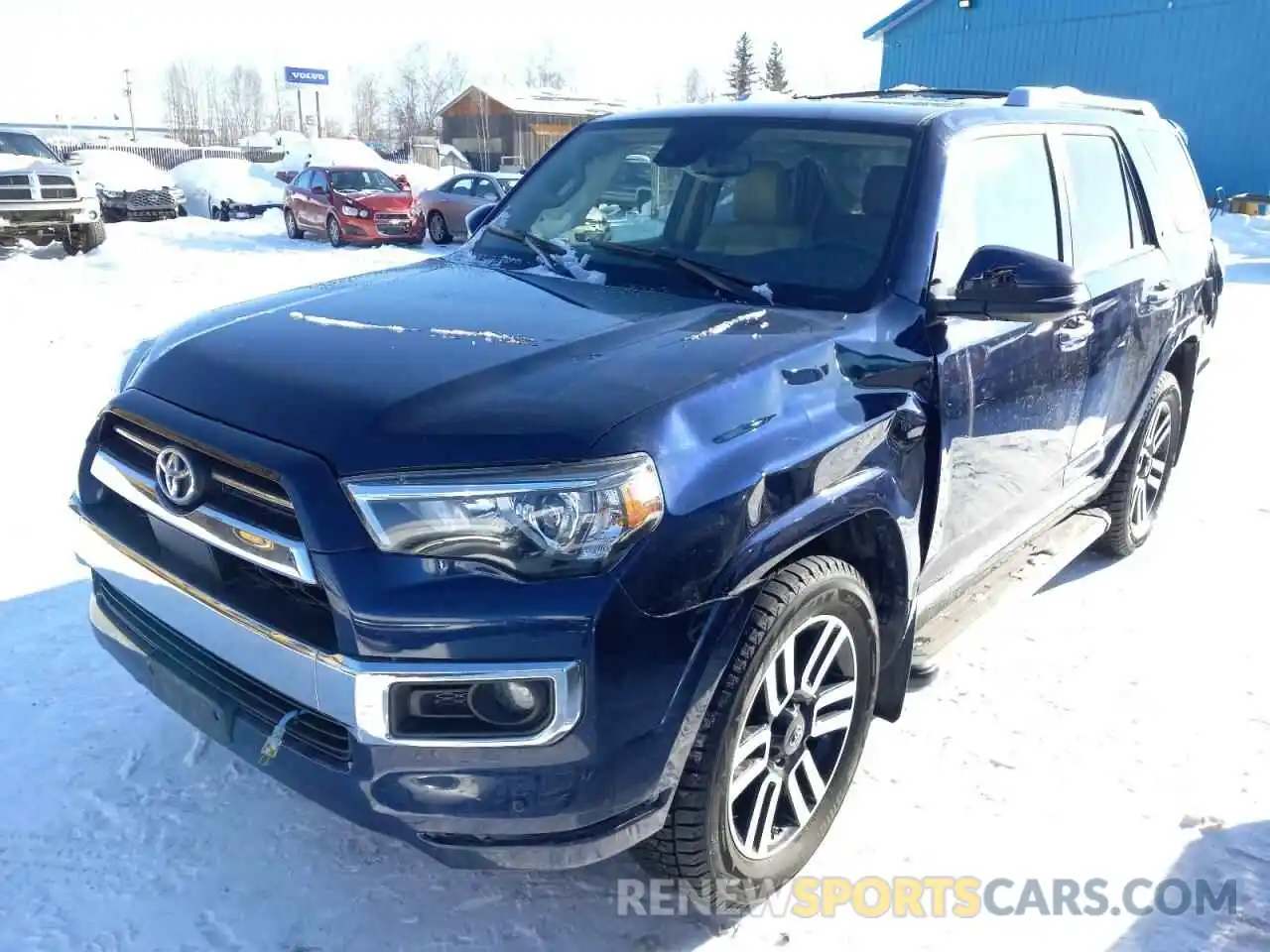 2 Photograph of a damaged car JTEKU5JR1M5886230 TOYOTA 4RUNNER 2021