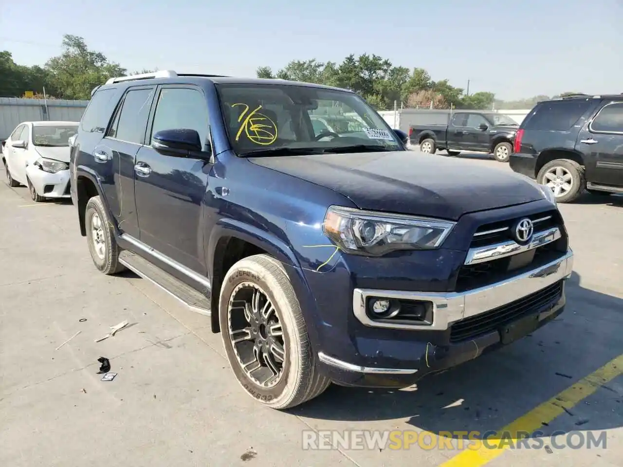 1 Фотография поврежденного автомобиля JTEKU5JR1M5943669 TOYOTA 4RUNNER 2021