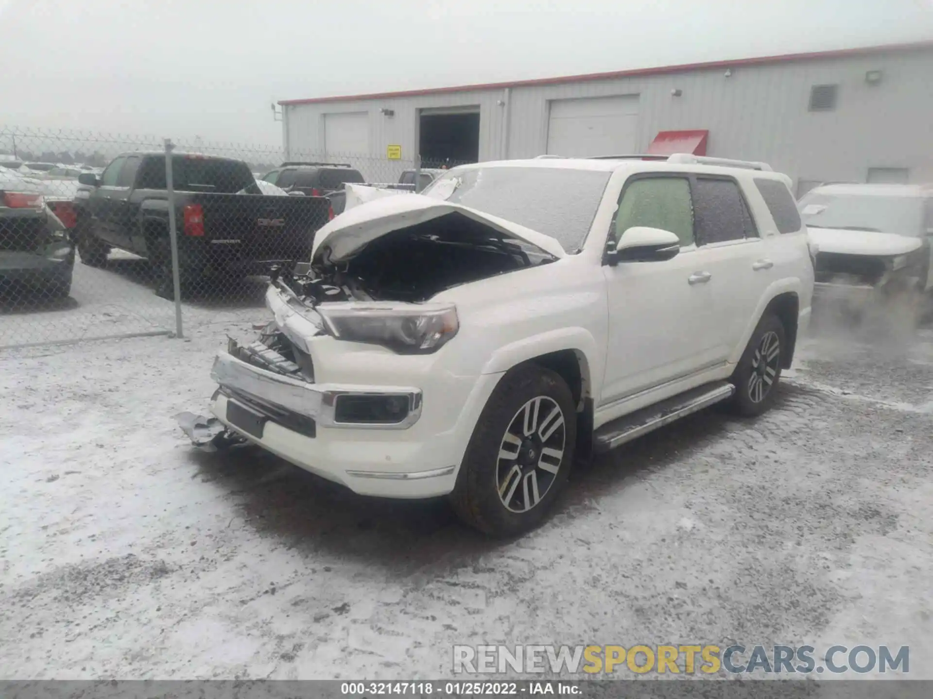 1 Photograph of a damaged car JTEKU5JR1M5960374 TOYOTA 4RUNNER 2021