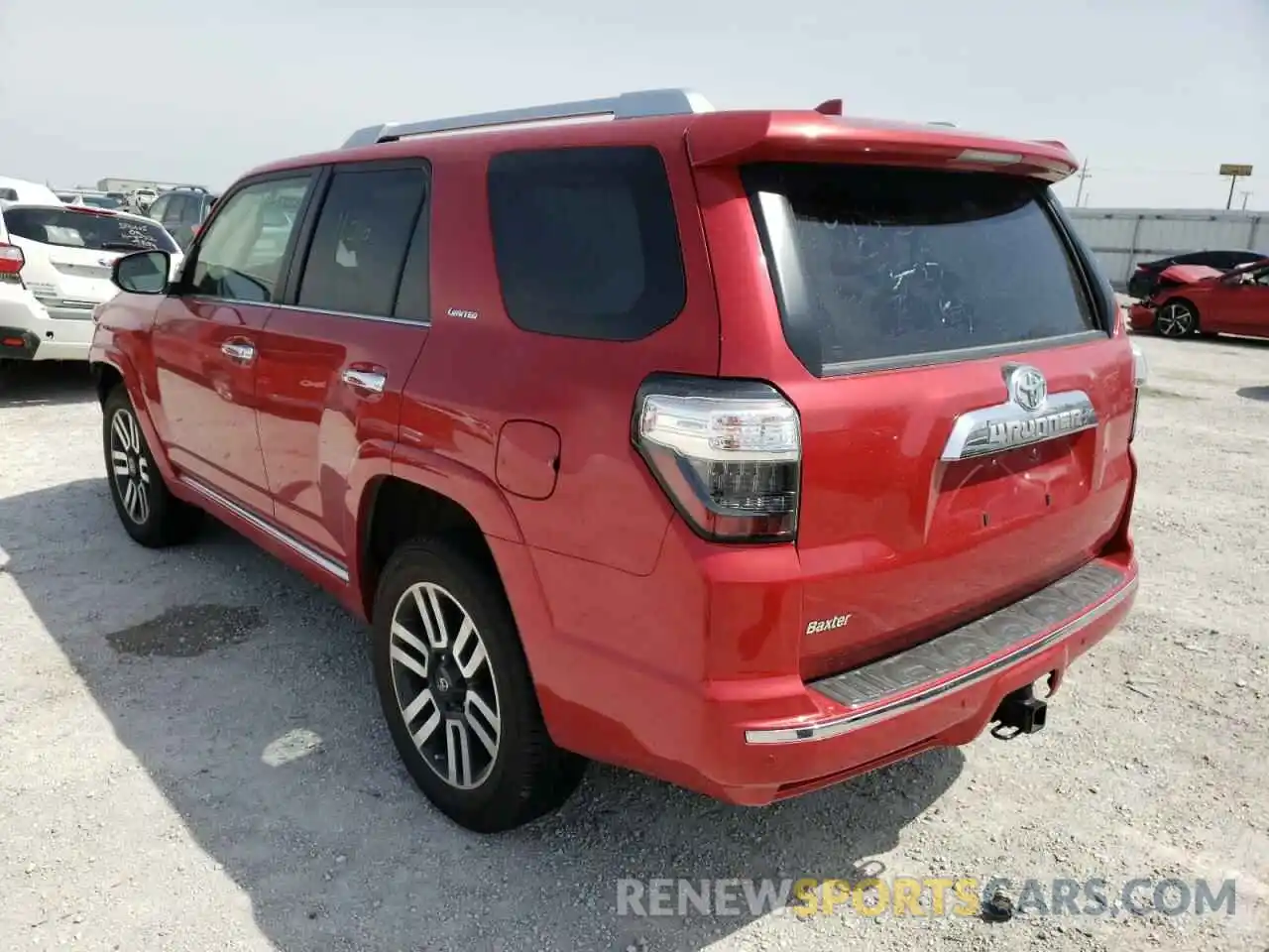 3 Photograph of a damaged car JTEKU5JR2M5839515 TOYOTA 4RUNNER 2021