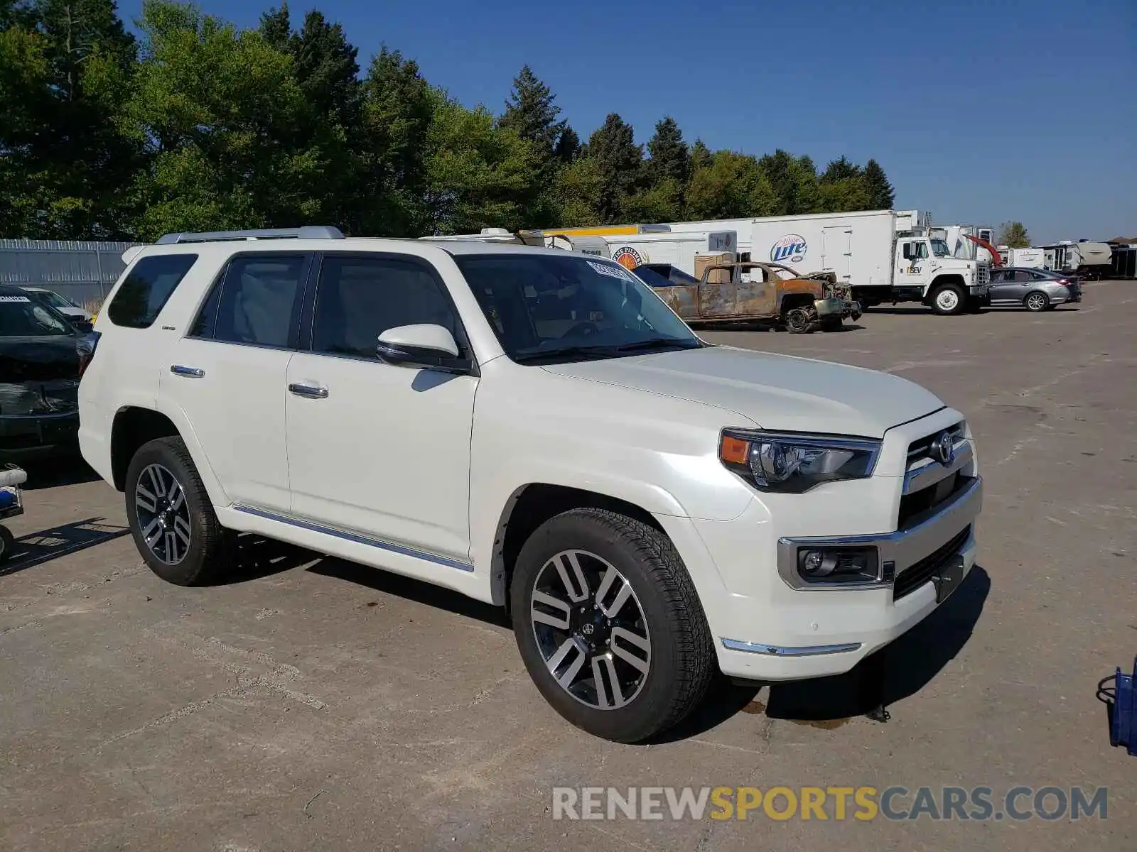 1 Photograph of a damaged car JTEKU5JR2M5856959 TOYOTA 4RUNNER 2021