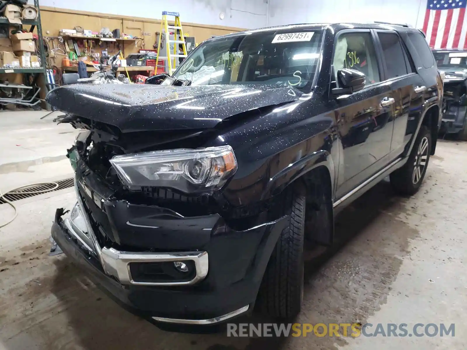 2 Photograph of a damaged car JTEKU5JR2M5943535 TOYOTA 4RUNNER 2021