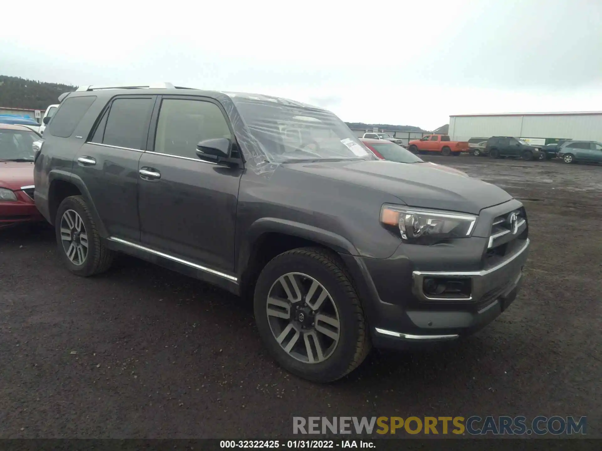 1 Photograph of a damaged car JTEKU5JR2M5951165 TOYOTA 4RUNNER 2021