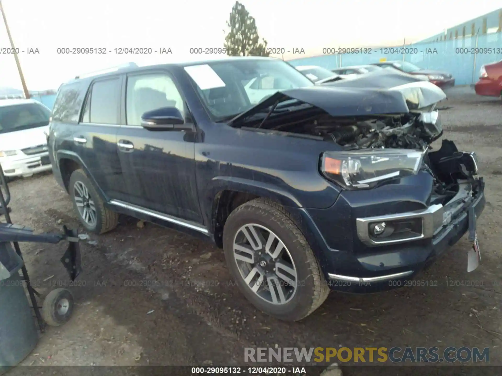 1 Photograph of a damaged car JTEKU5JR3M5854895 TOYOTA 4RUNNER 2021