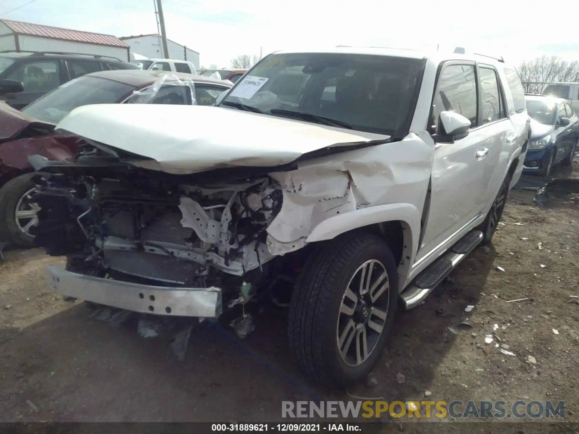 2 Photograph of a damaged car JTEKU5JR3M5887797 TOYOTA 4RUNNER 2021