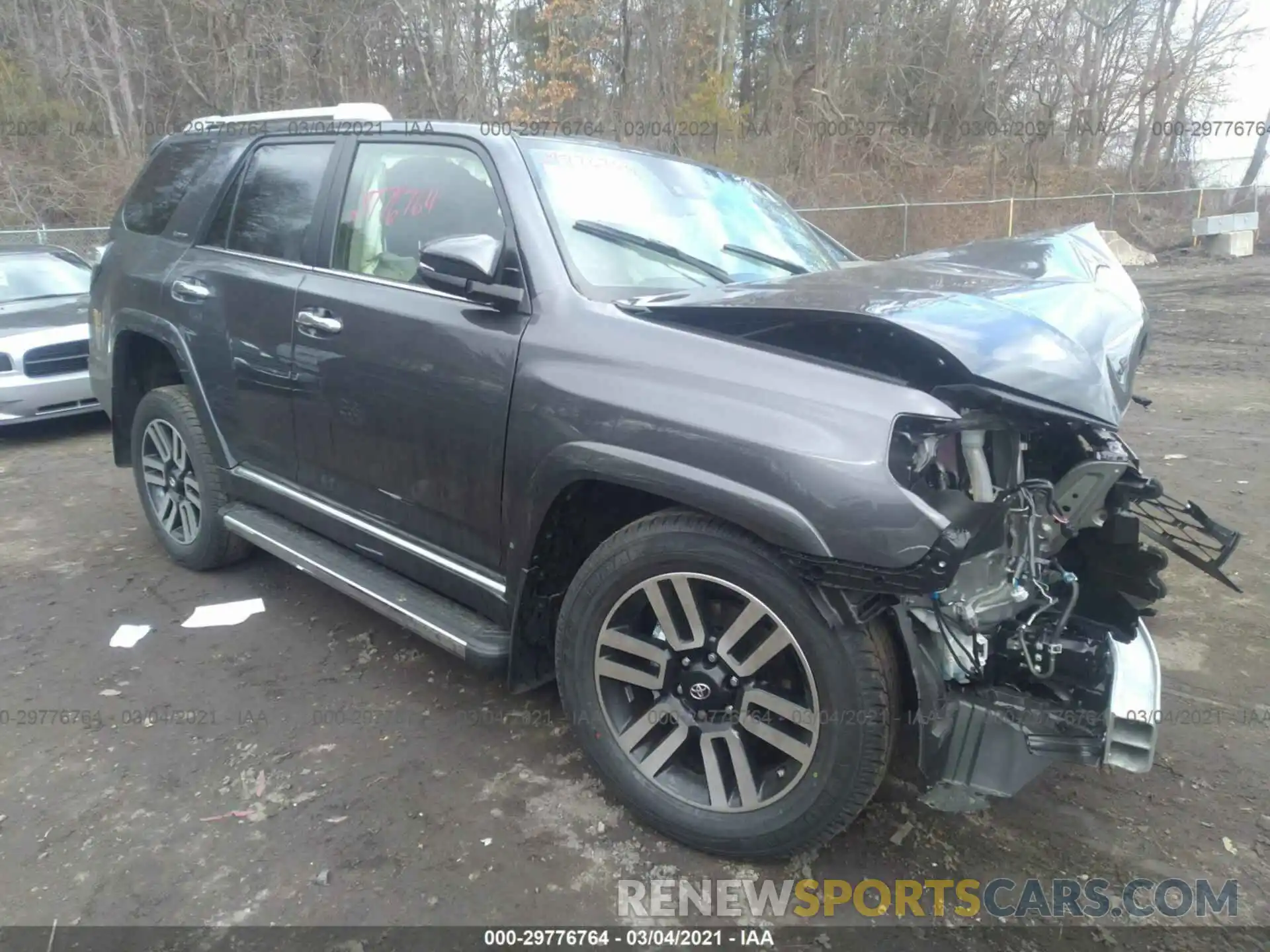 1 Photograph of a damaged car JTEKU5JR3M5899240 TOYOTA 4RUNNER 2021