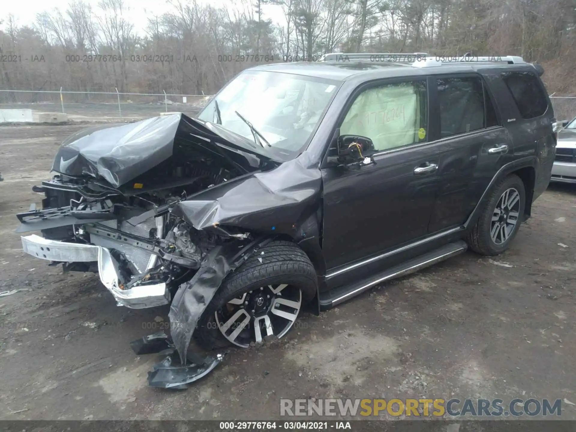 2 Photograph of a damaged car JTEKU5JR3M5899240 TOYOTA 4RUNNER 2021