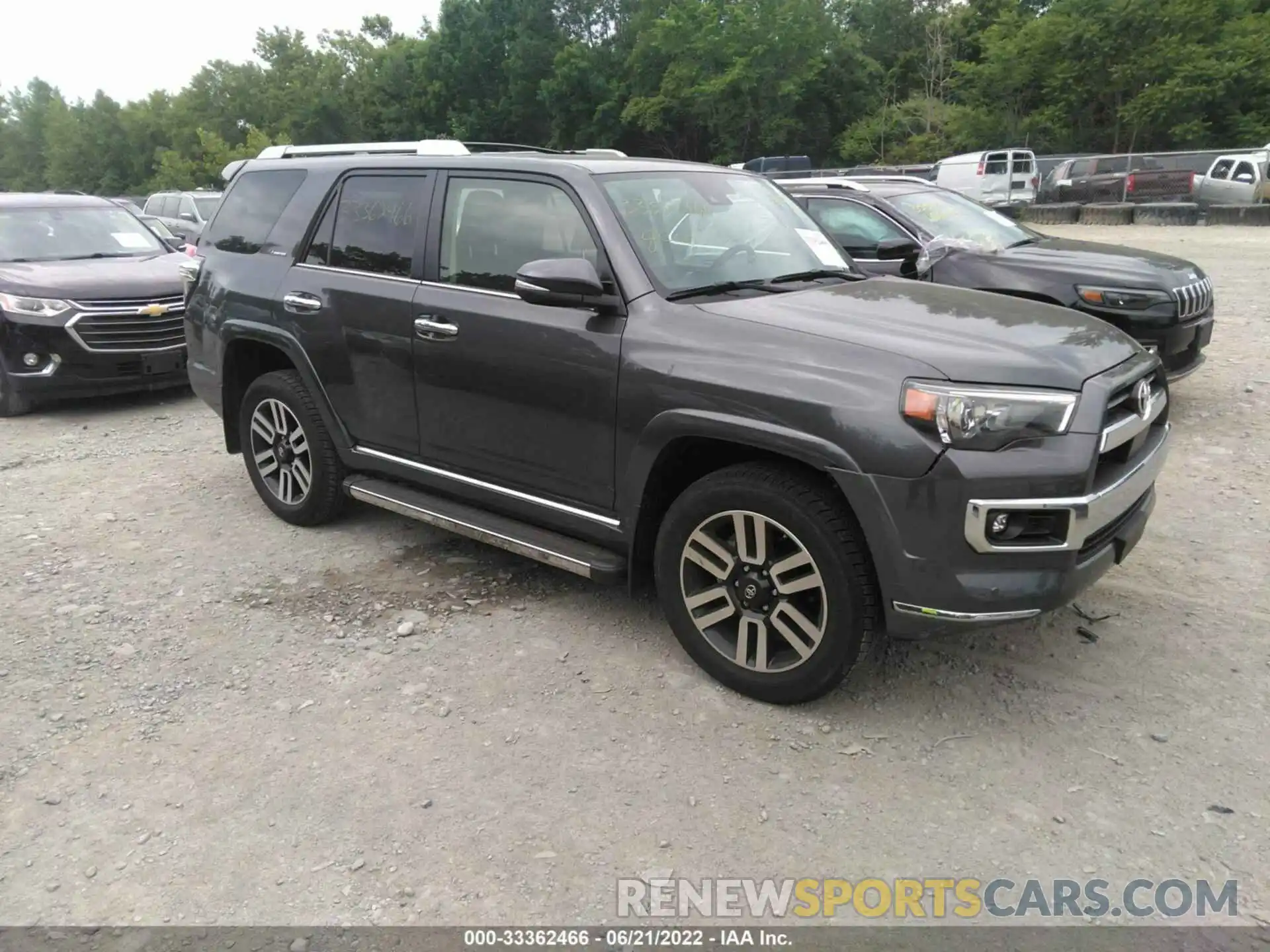 1 Photograph of a damaged car JTEKU5JR3M5941180 TOYOTA 4RUNNER 2021