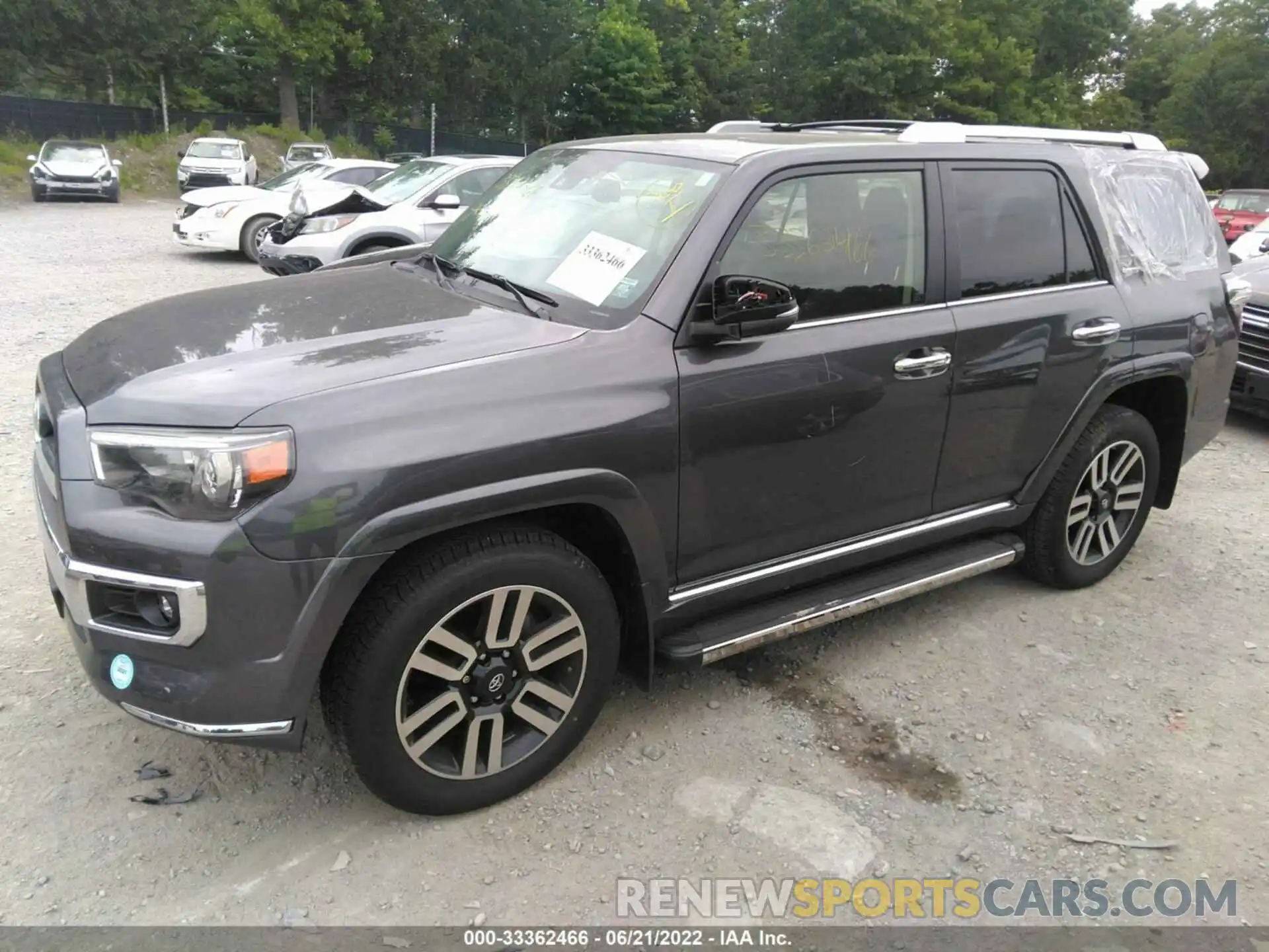 2 Photograph of a damaged car JTEKU5JR3M5941180 TOYOTA 4RUNNER 2021