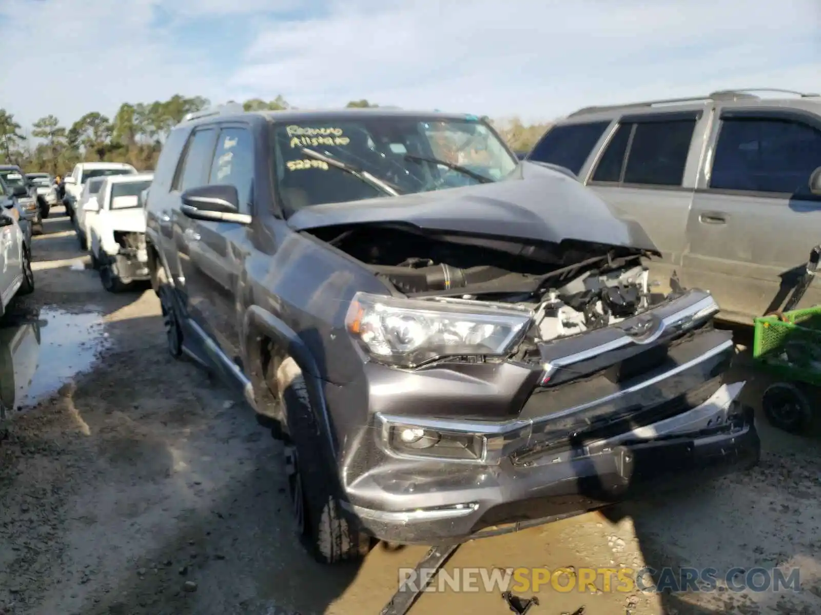 1 Photograph of a damaged car JTEKU5JR4M5847972 TOYOTA 4RUNNER 2021