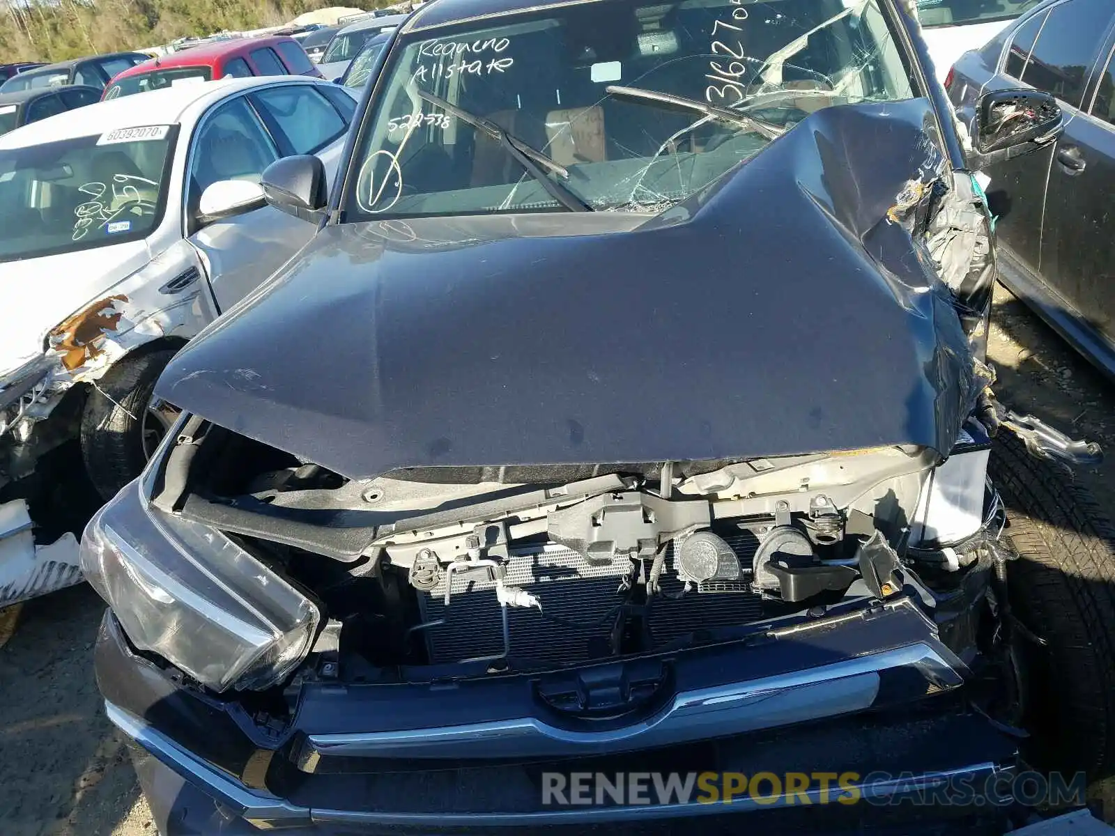 7 Photograph of a damaged car JTEKU5JR4M5847972 TOYOTA 4RUNNER 2021