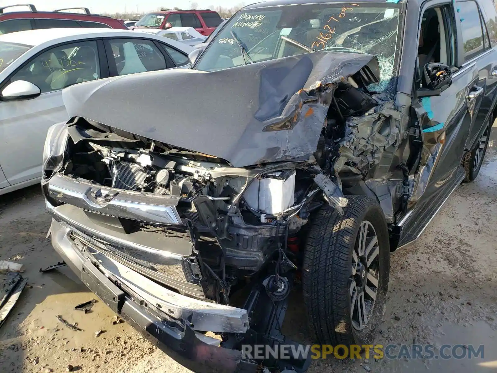 9 Photograph of a damaged car JTEKU5JR4M5847972 TOYOTA 4RUNNER 2021