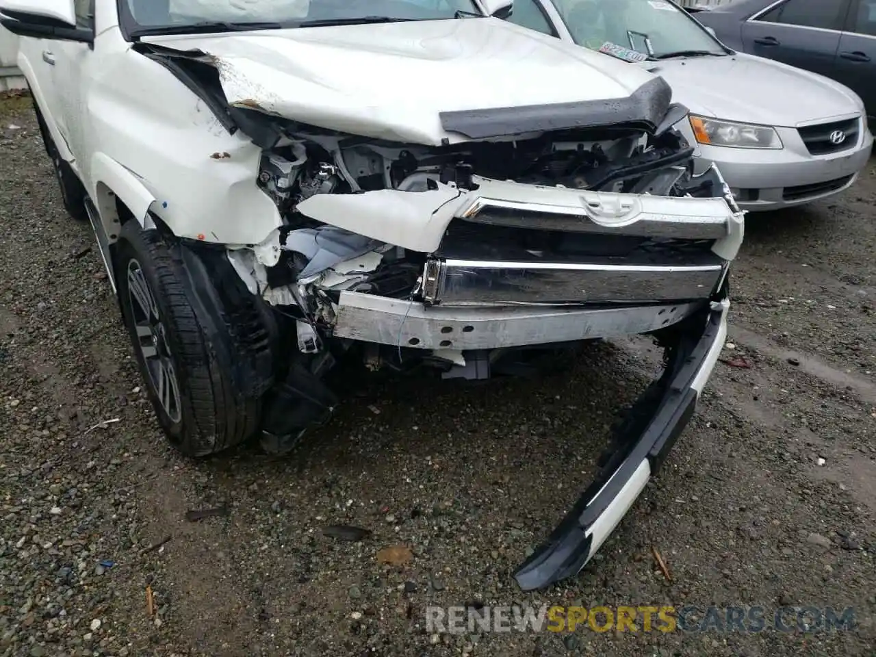 9 Photograph of a damaged car JTEKU5JR4M5854808 TOYOTA 4RUNNER 2021