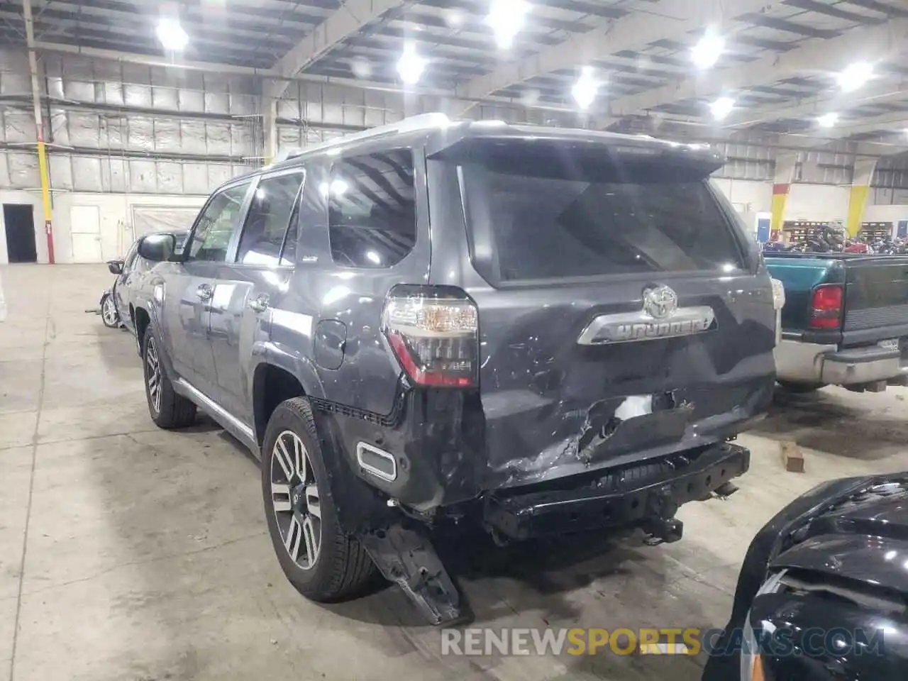 3 Photograph of a damaged car JTEKU5JR4M5860494 TOYOTA 4RUNNER 2021