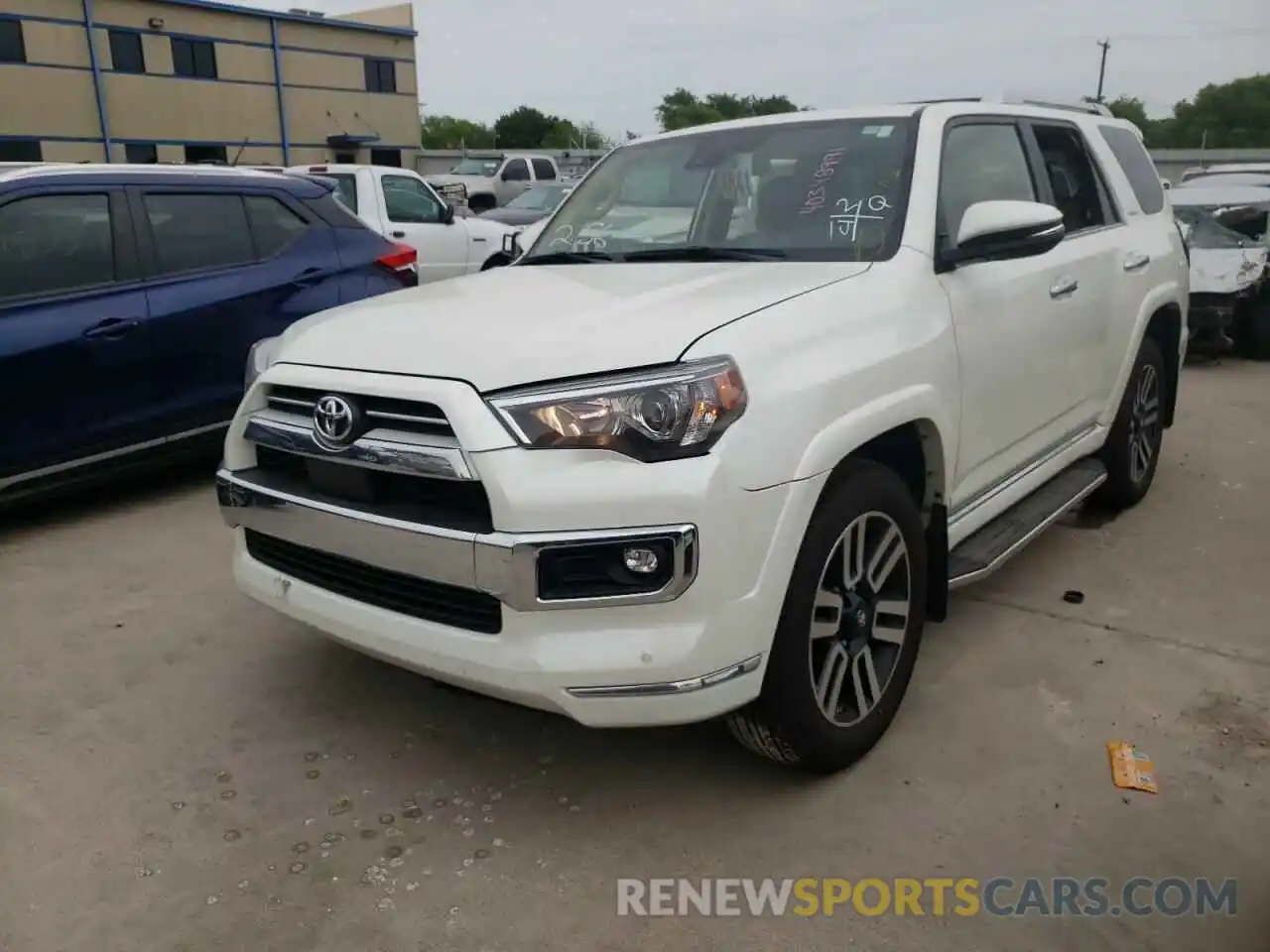 2 Photograph of a damaged car JTEKU5JR4M5899151 TOYOTA 4RUNNER 2021