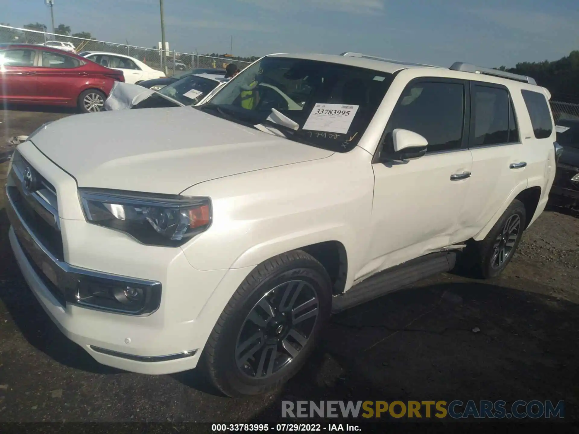 2 Photograph of a damaged car JTEKU5JR5M5863338 TOYOTA 4RUNNER 2021