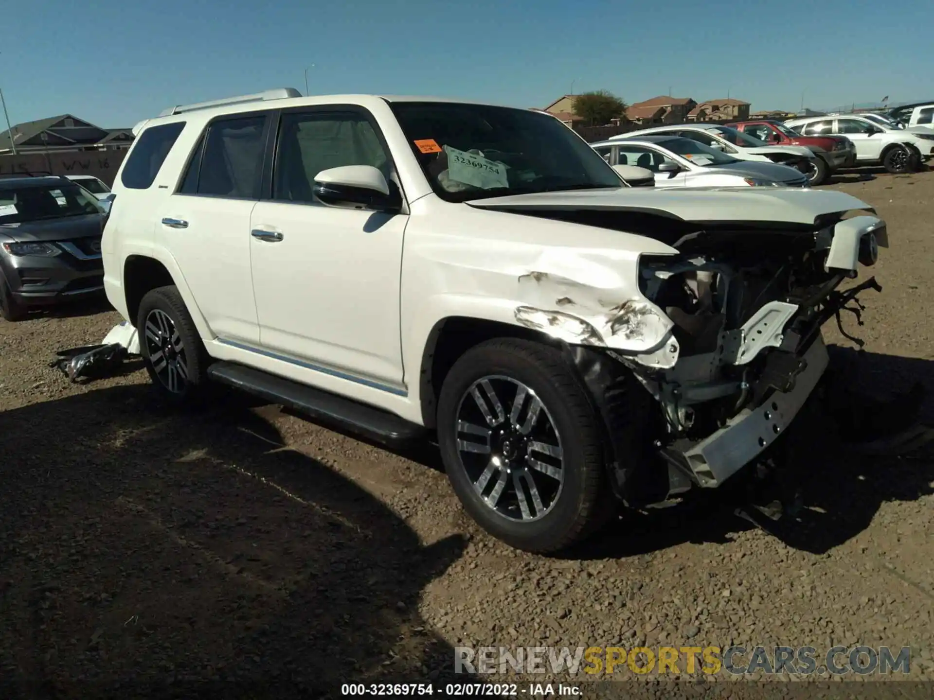 1 Photograph of a damaged car JTEKU5JR5M5869026 TOYOTA 4RUNNER 2021