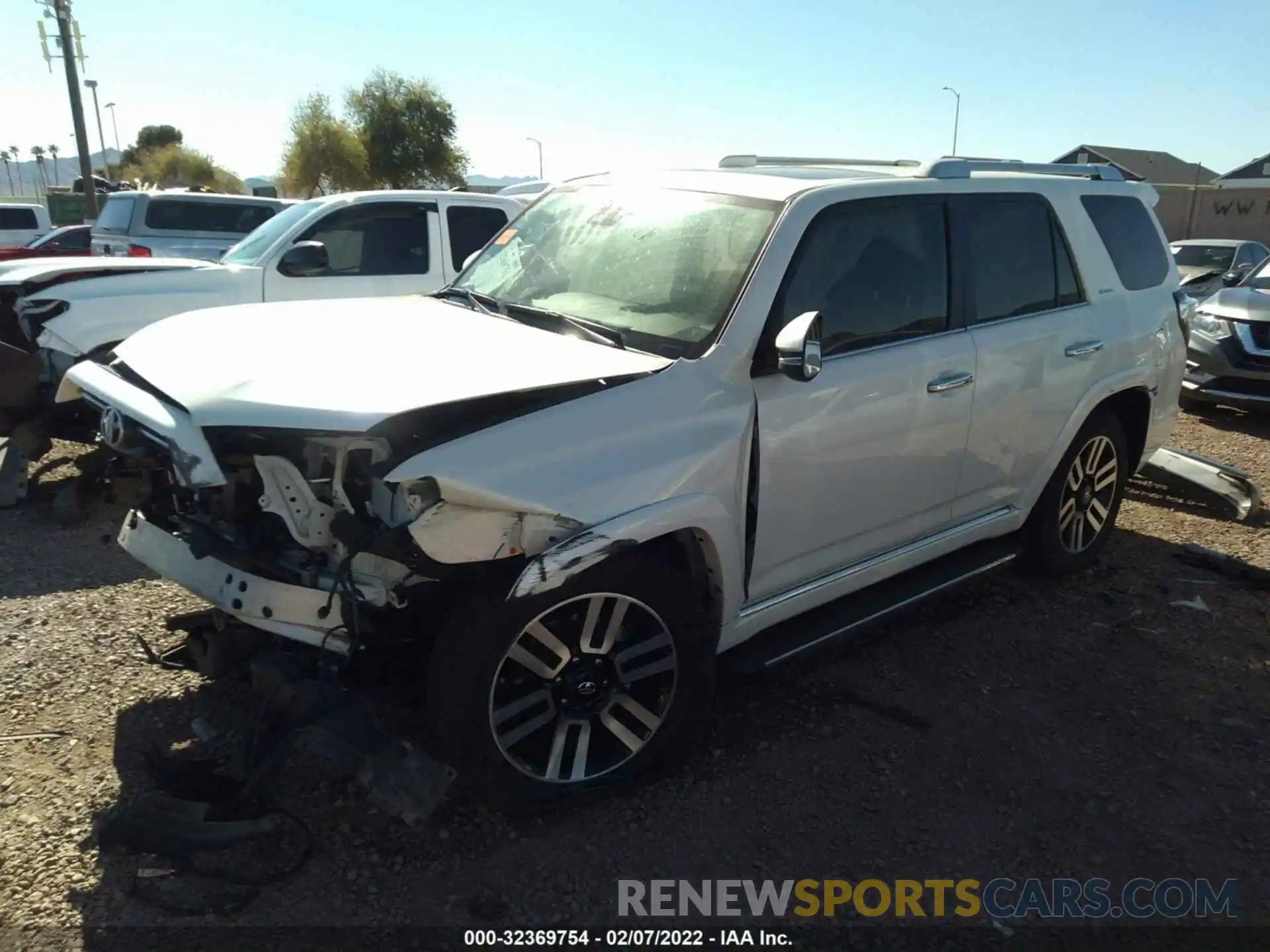 2 Photograph of a damaged car JTEKU5JR5M5869026 TOYOTA 4RUNNER 2021