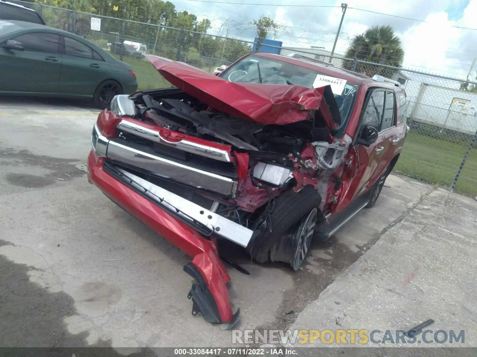 2 Photograph of a damaged car JTEKU5JR5M5877613 TOYOTA 4RUNNER 2021