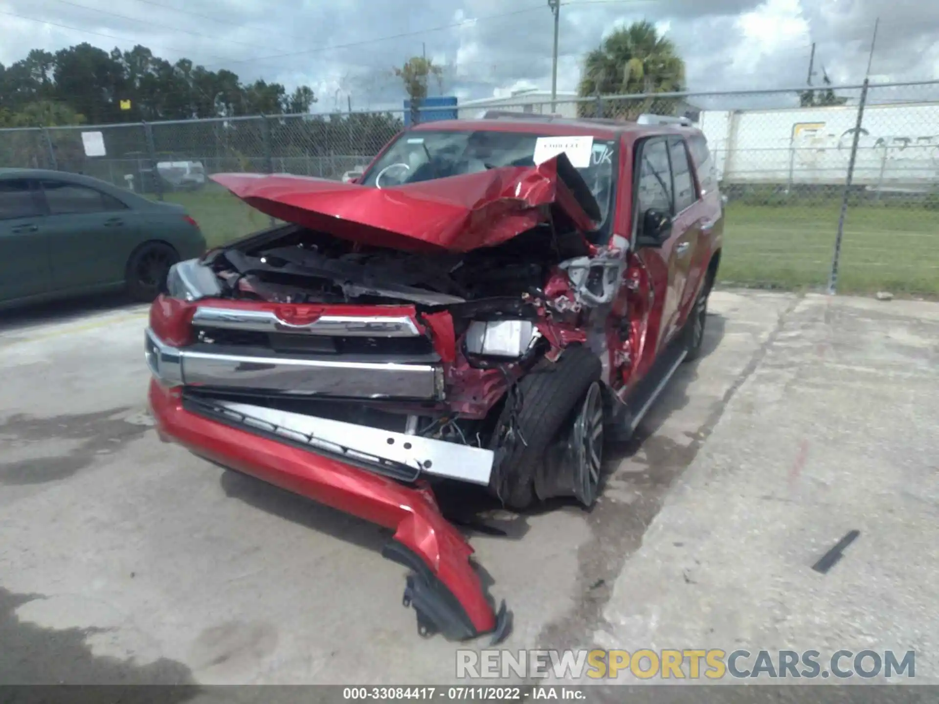 6 Photograph of a damaged car JTEKU5JR5M5877613 TOYOTA 4RUNNER 2021