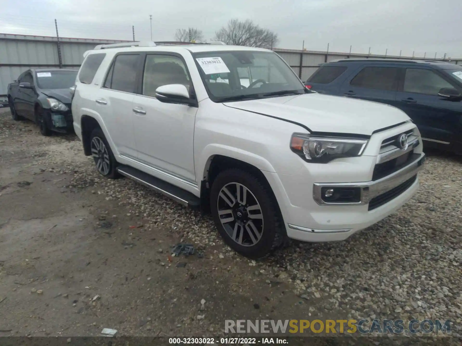 1 Photograph of a damaged car JTEKU5JR5M5966887 TOYOTA 4RUNNER 2021