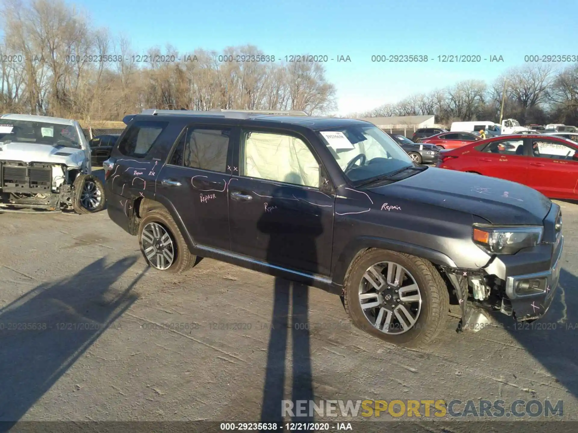 1 Photograph of a damaged car JTEKU5JR6M5839159 TOYOTA 4RUNNER 2021