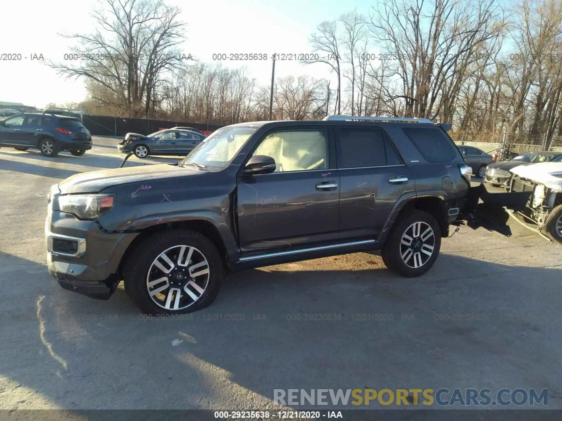 2 Photograph of a damaged car JTEKU5JR6M5839159 TOYOTA 4RUNNER 2021