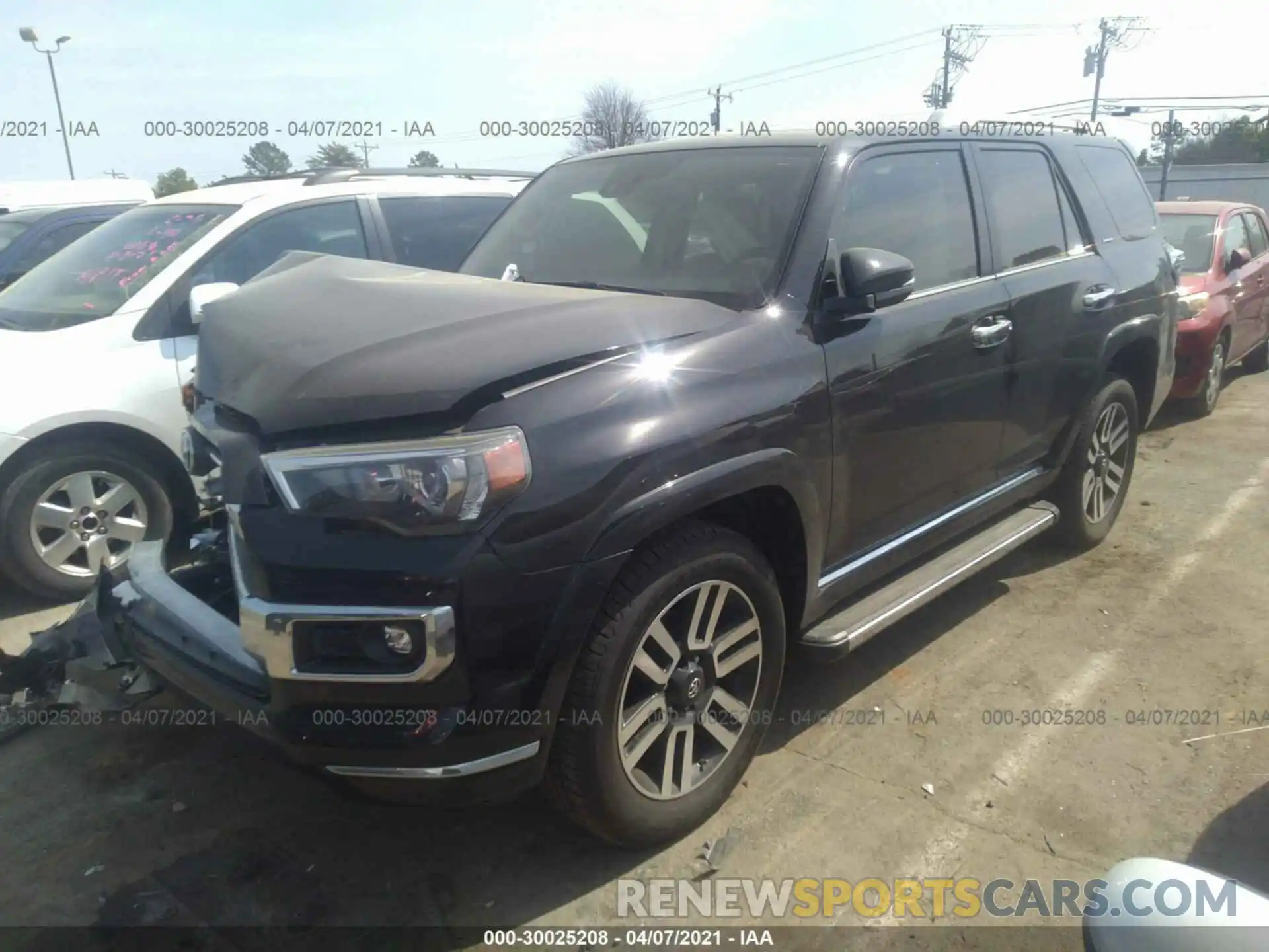 2 Photograph of a damaged car JTEKU5JR6M5868841 TOYOTA 4RUNNER 2021