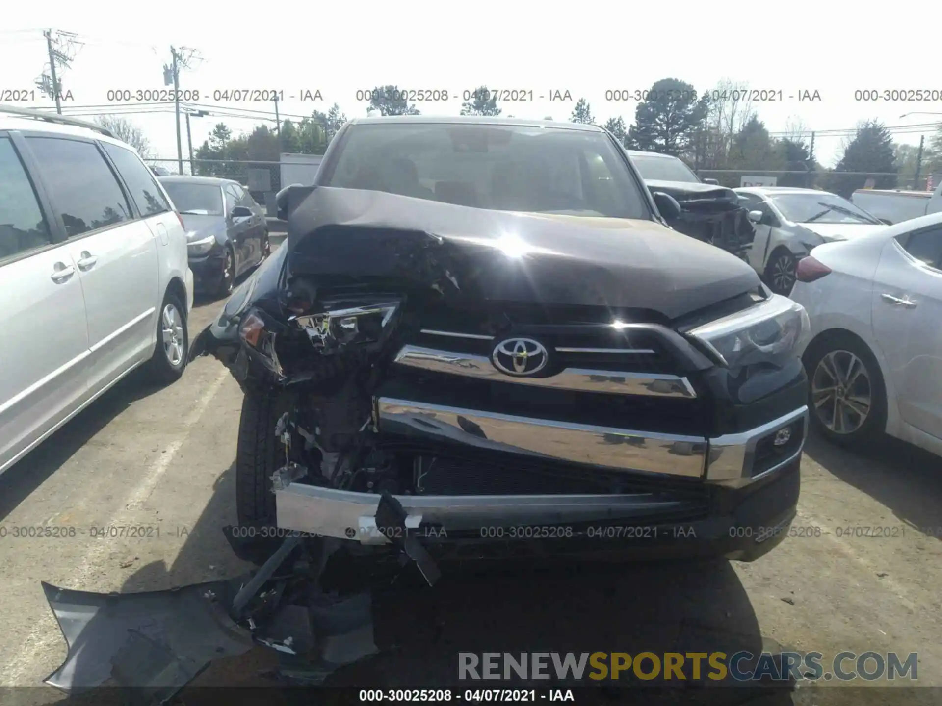 6 Photograph of a damaged car JTEKU5JR6M5868841 TOYOTA 4RUNNER 2021