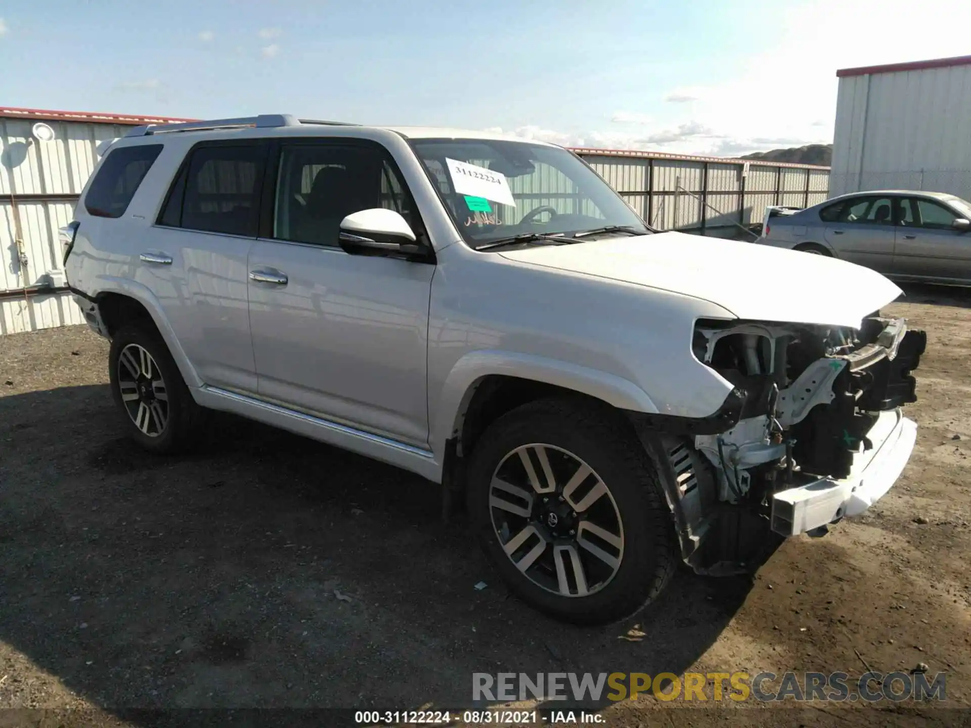 1 Photograph of a damaged car JTEKU5JR6M5903460 TOYOTA 4RUNNER 2021