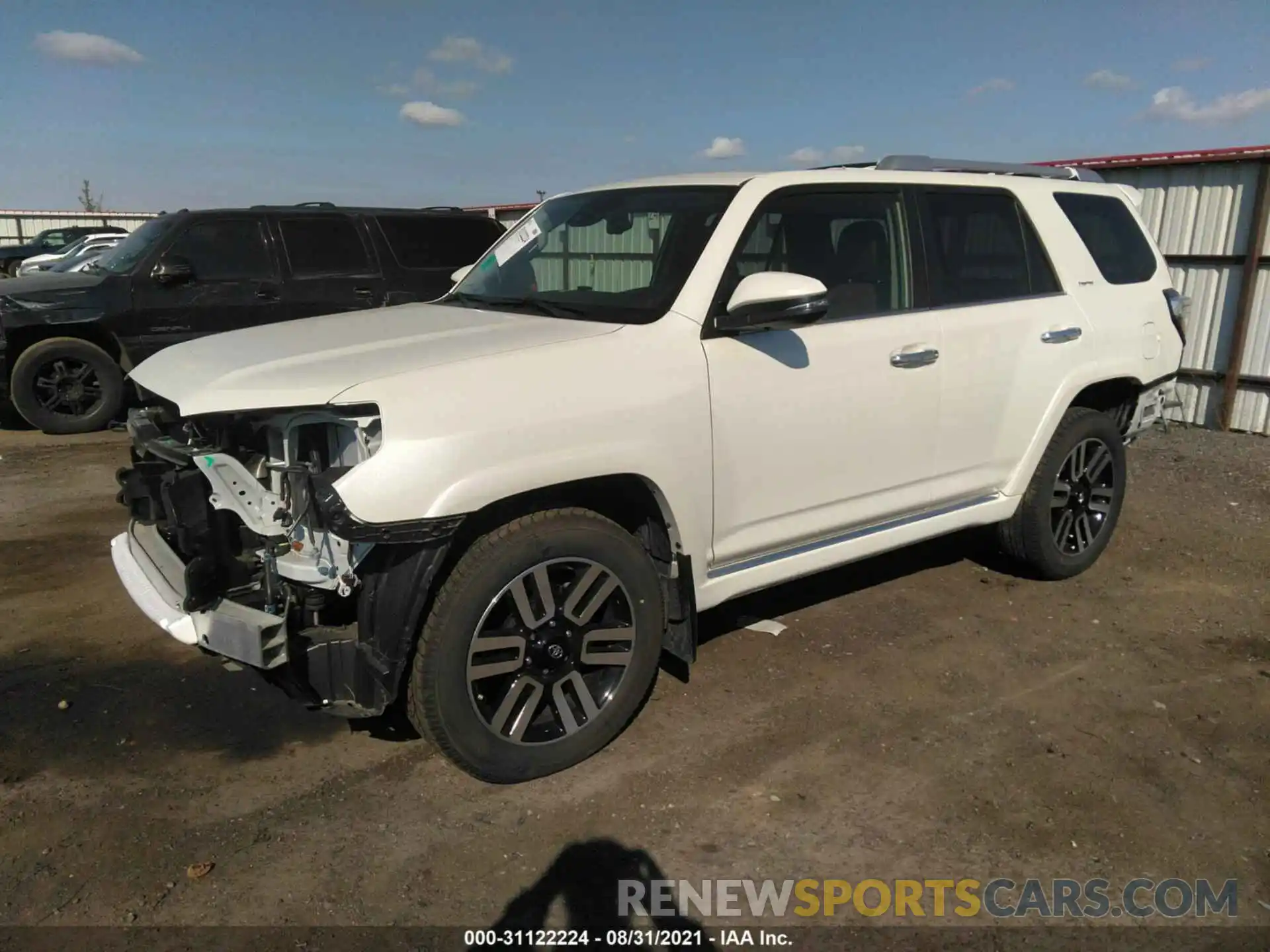 2 Фотография поврежденного автомобиля JTEKU5JR6M5903460 TOYOTA 4RUNNER 2021