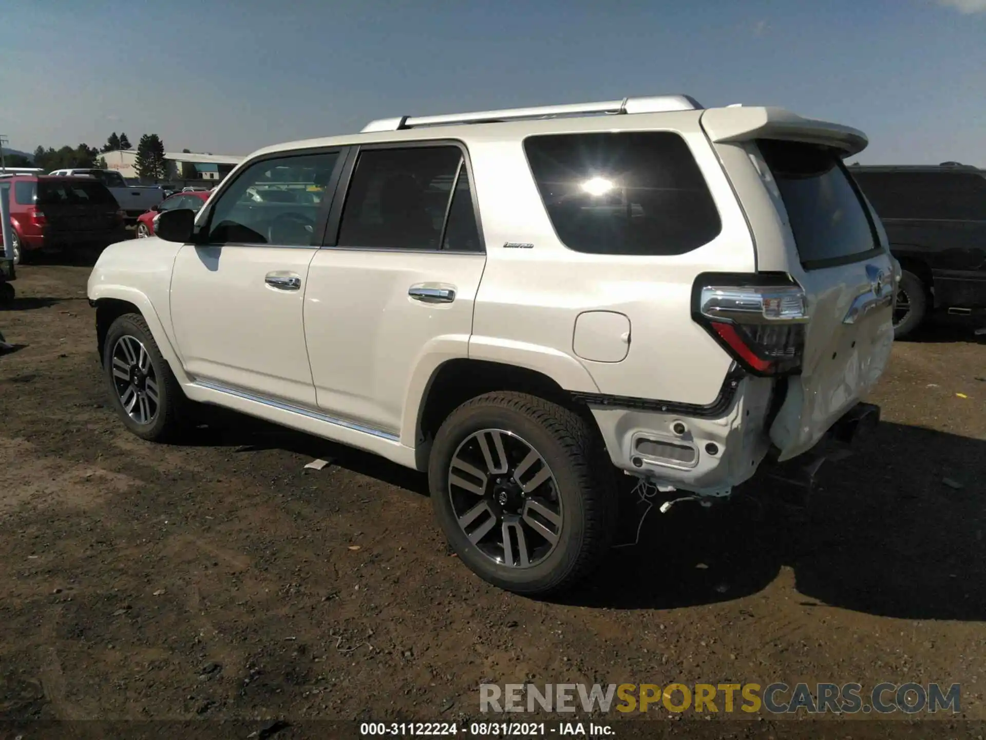 3 Photograph of a damaged car JTEKU5JR6M5903460 TOYOTA 4RUNNER 2021