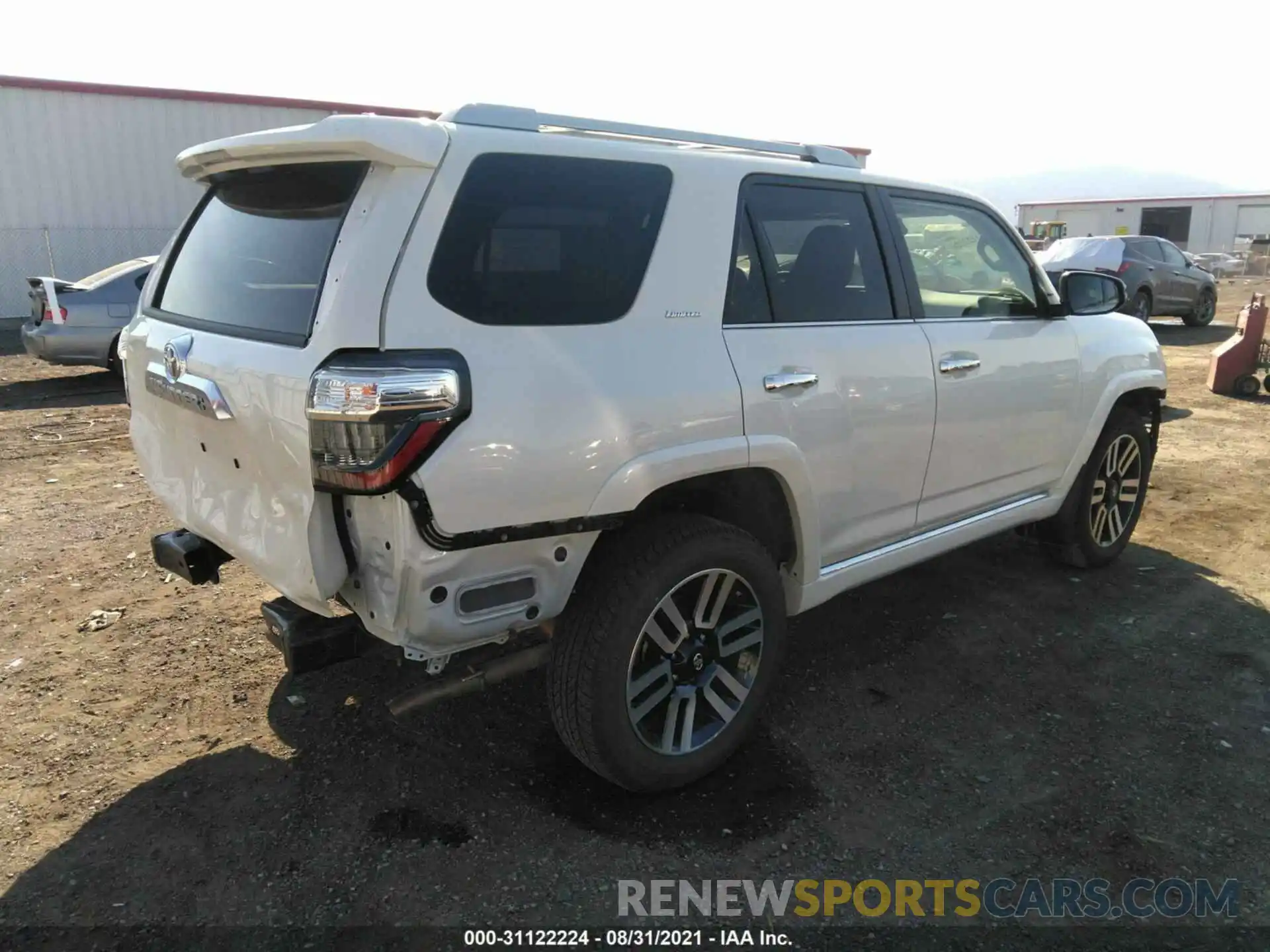 4 Photograph of a damaged car JTEKU5JR6M5903460 TOYOTA 4RUNNER 2021