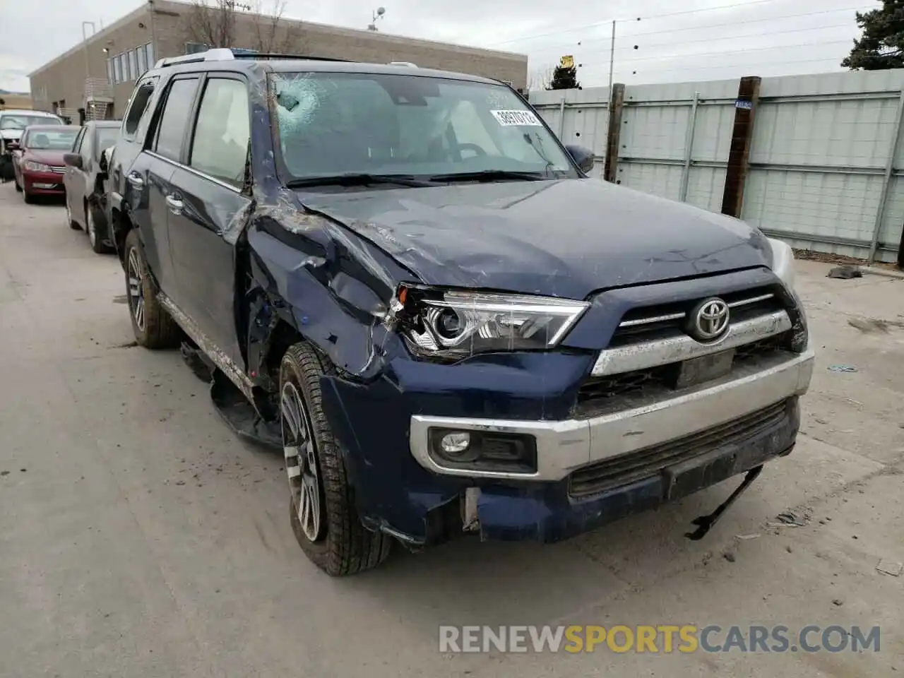 1 Photograph of a damaged car JTEKU5JR6M5941626 TOYOTA 4RUNNER 2021