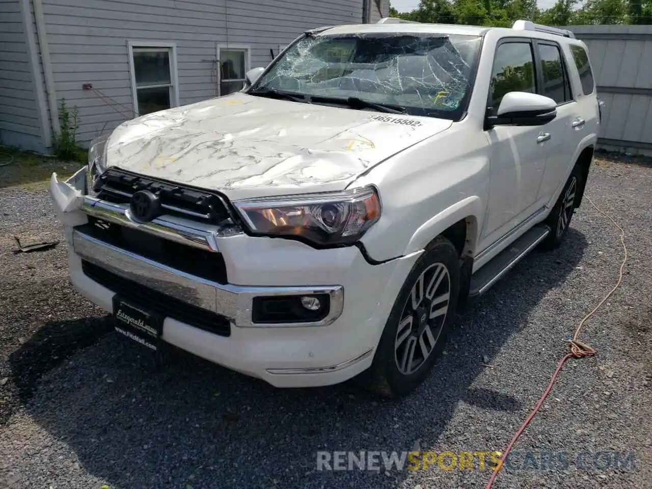 2 Photograph of a damaged car JTEKU5JR6M5946051 TOYOTA 4RUNNER 2021