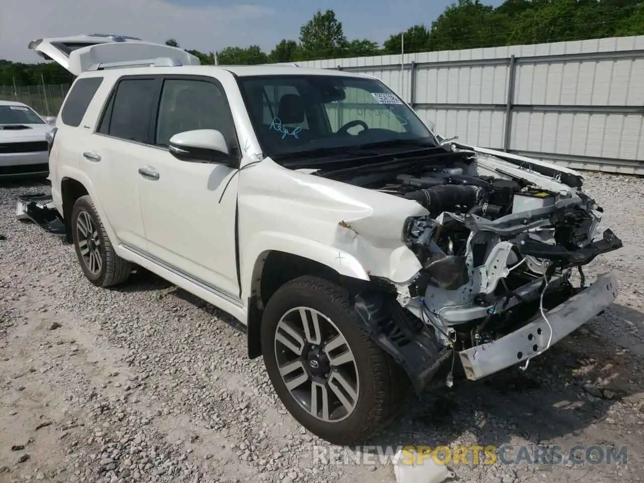 1 Photograph of a damaged car JTEKU5JR7M5867259 TOYOTA 4RUNNER 2021